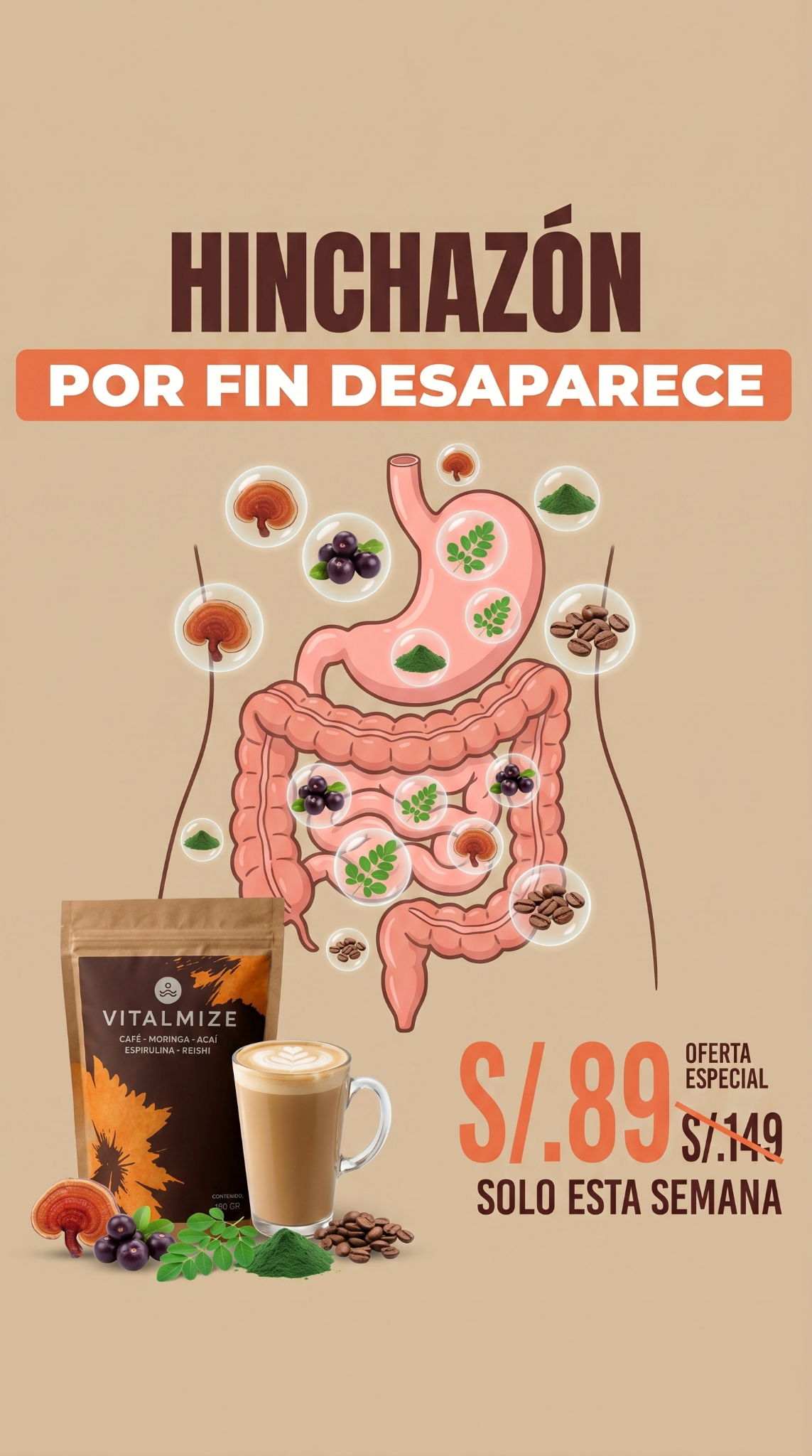 Vitalmize Perú Facebook ad