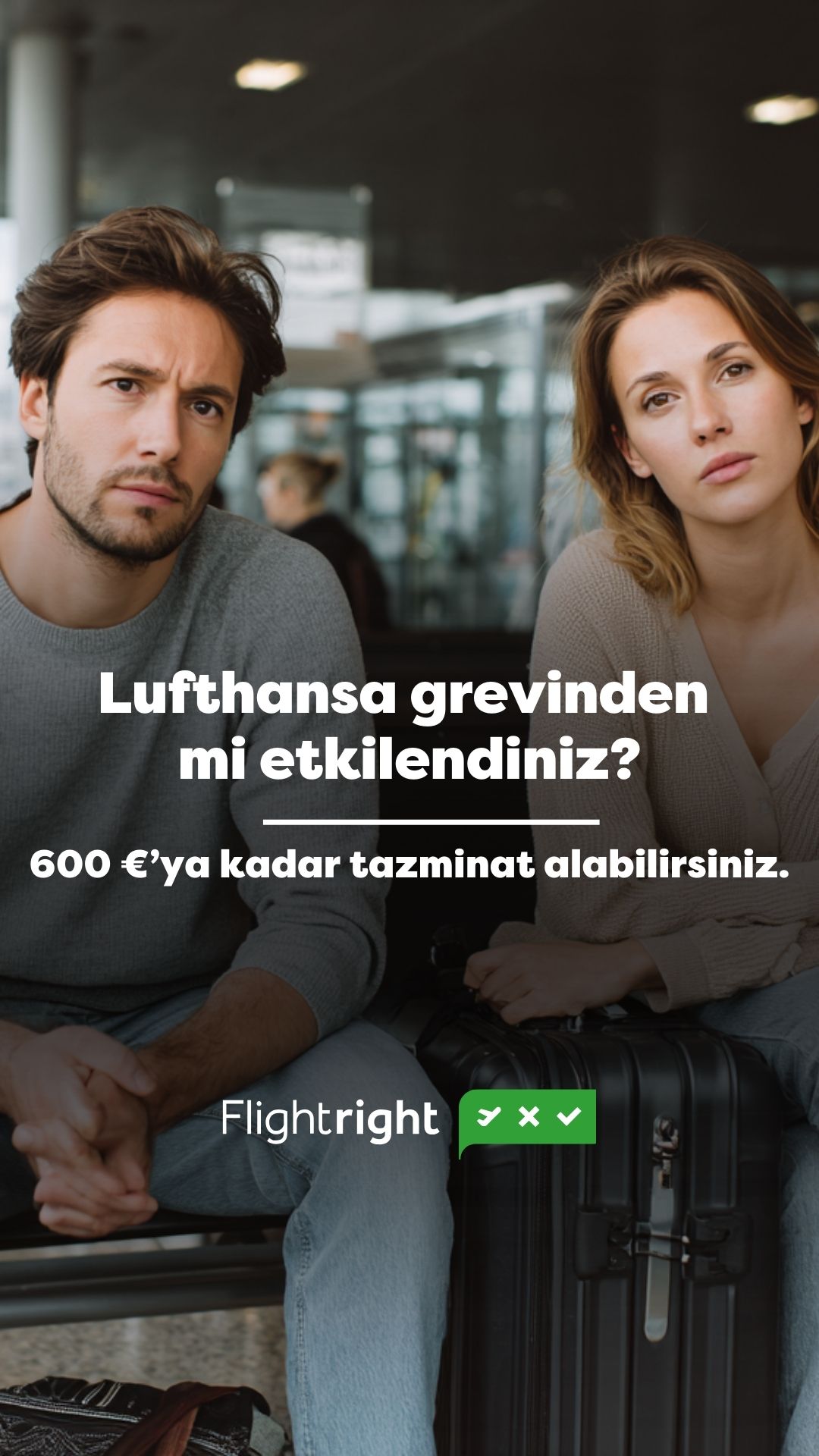 Flightright Facebook ad