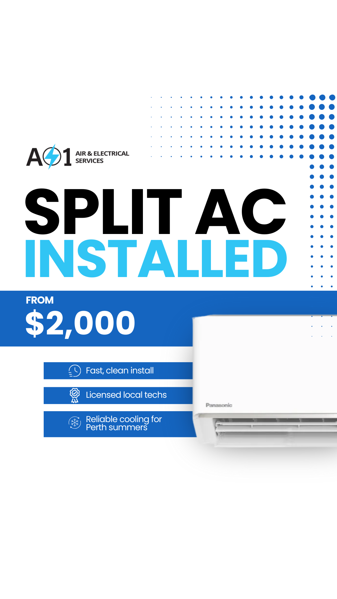 A1Air&Electrical  Facebook ad