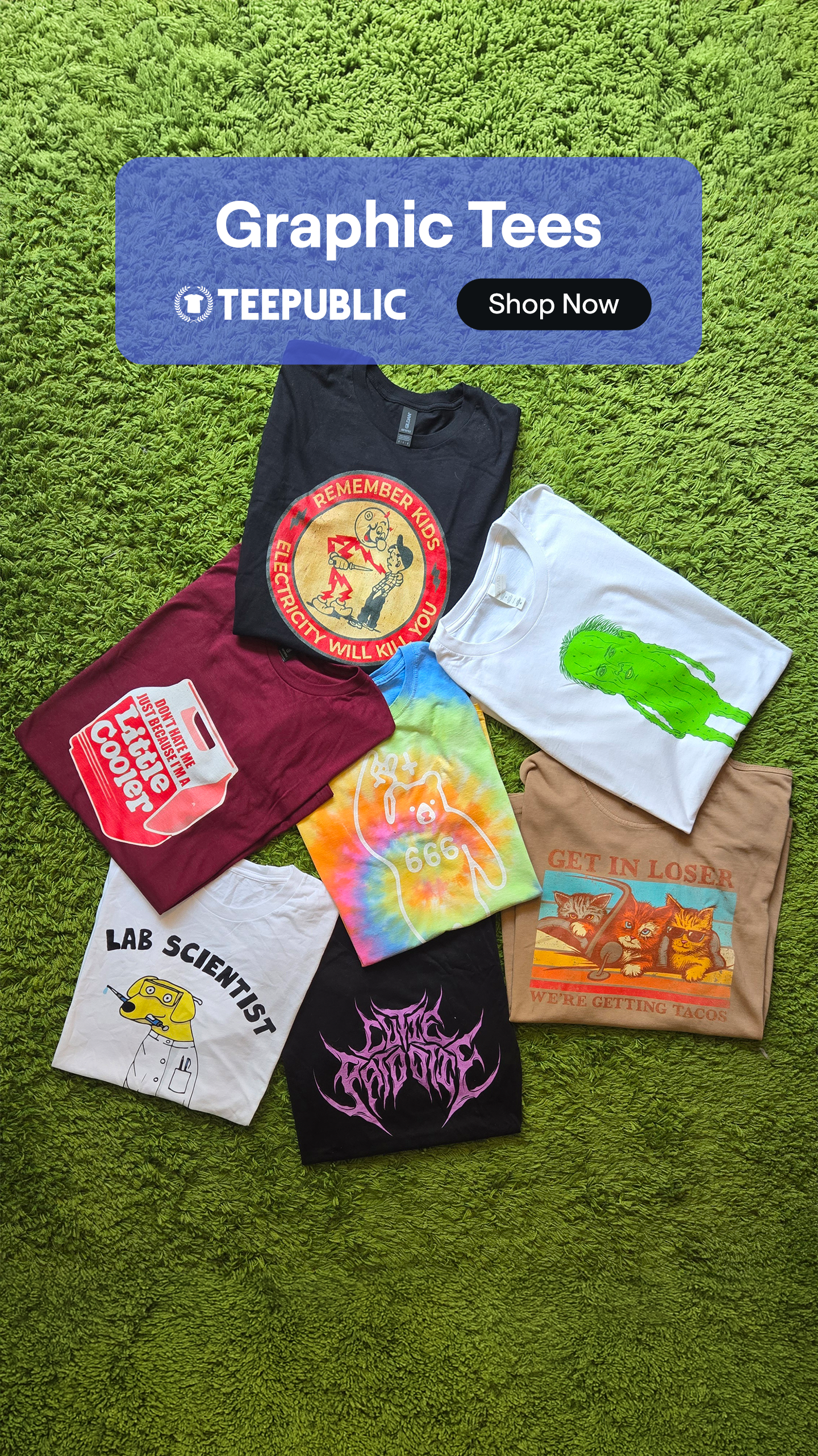 TeePublic.com Facebook ad