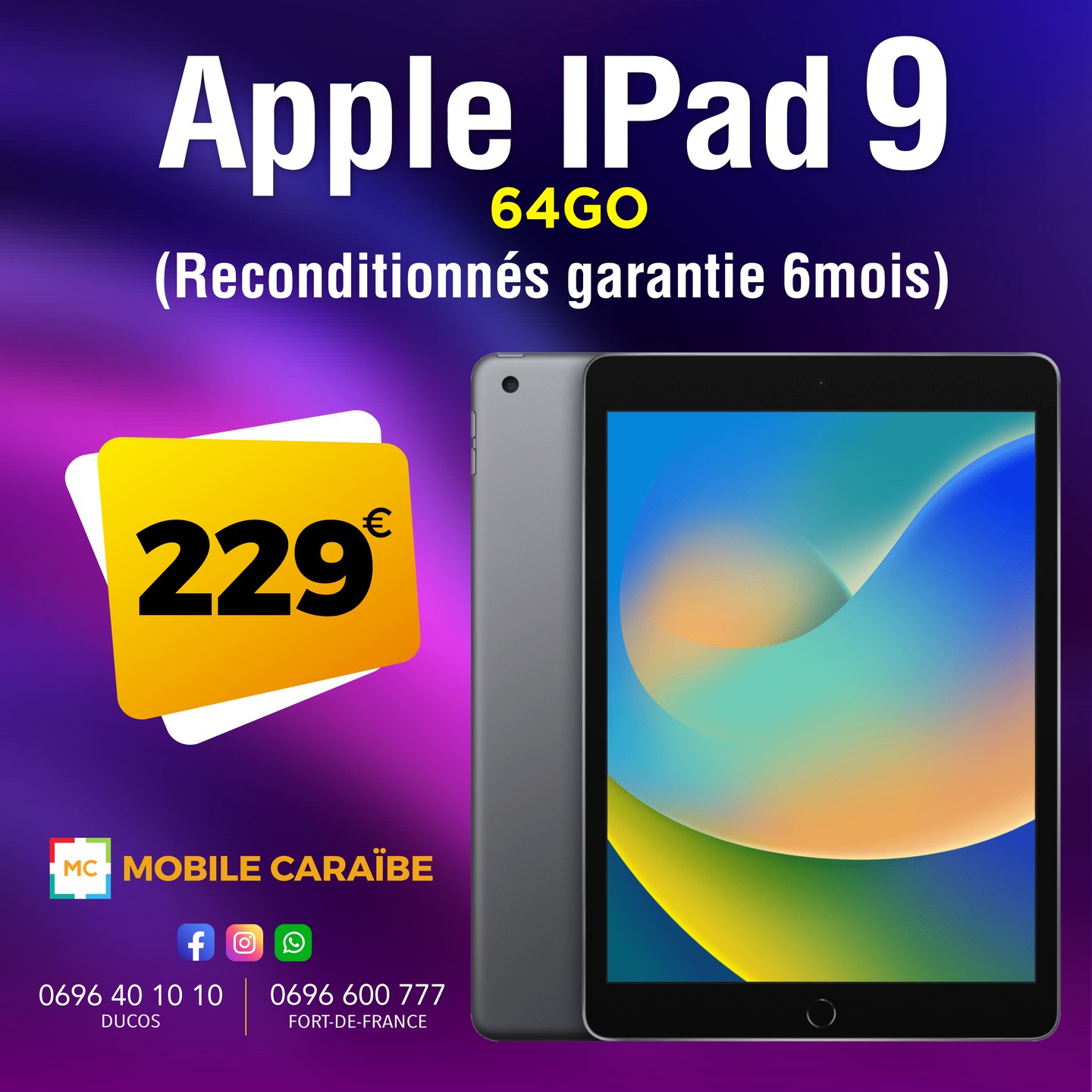 Mobile caraibe Ducos  Facebook ad