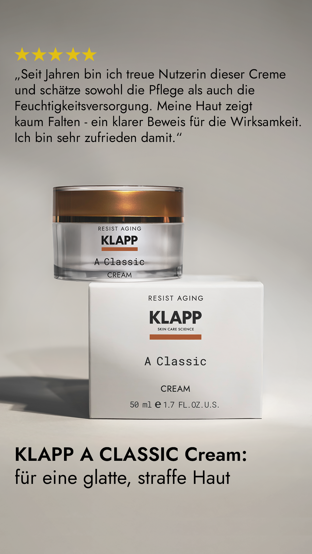 KLAPP Skin Care Science Facebook ad from Jul 31, 2026