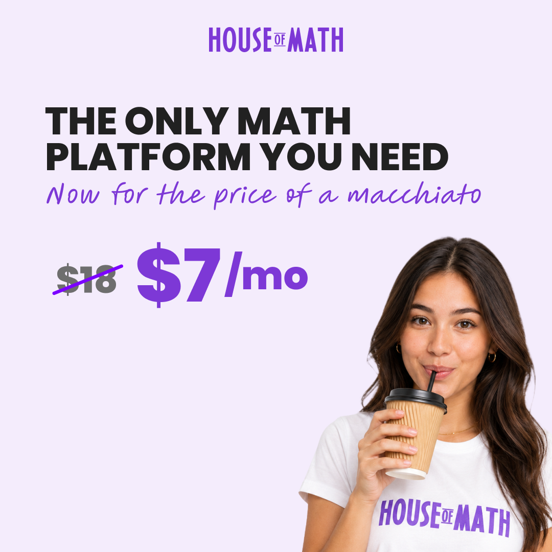 House of Math Facebook ad