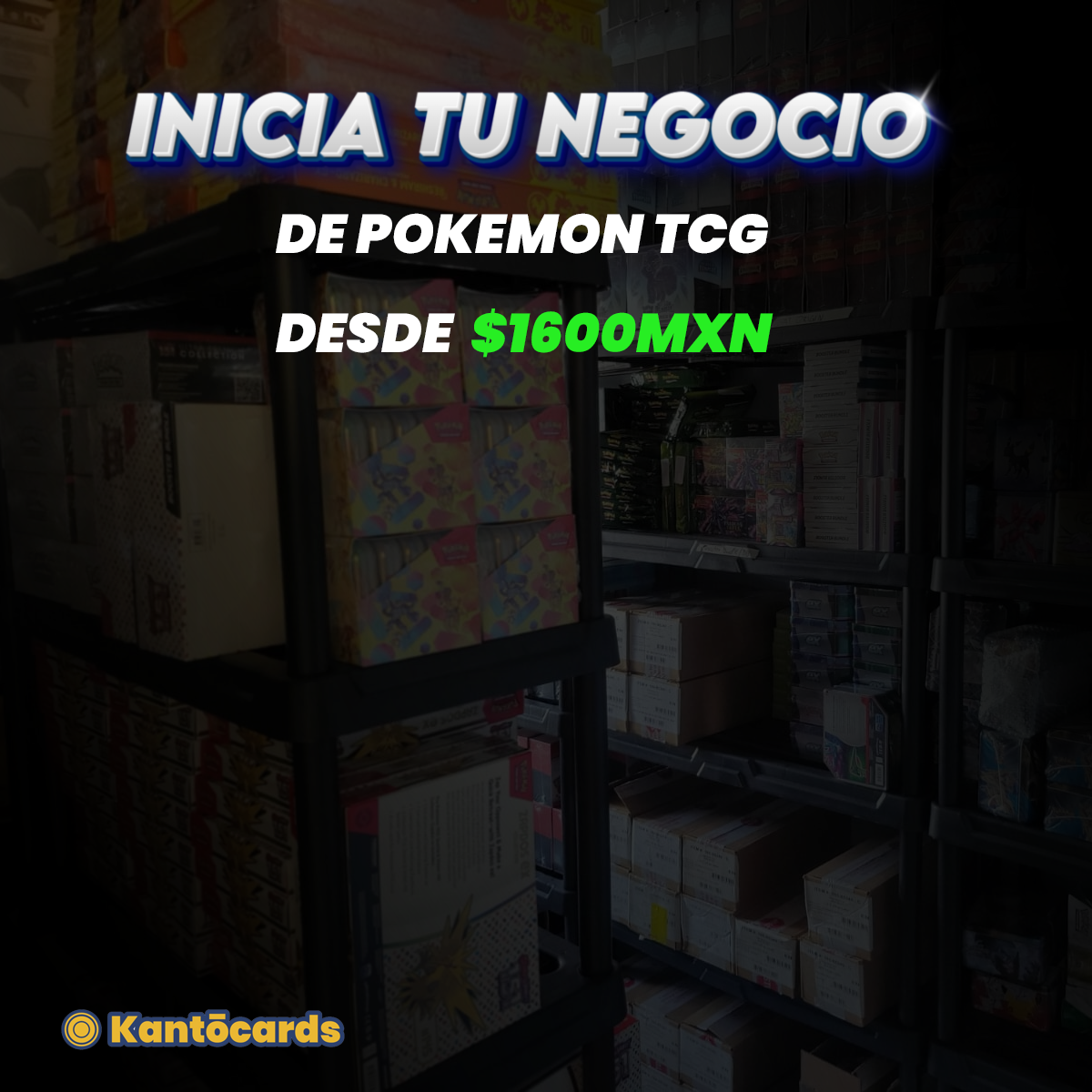 Kantocards Facebook ad: INICIA TU NEGOCIO DESDE $1600!