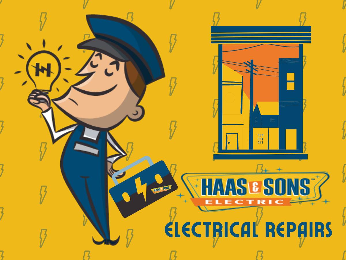 Haas and Sons Electric Inc. Facebook ad: Expert Repairs