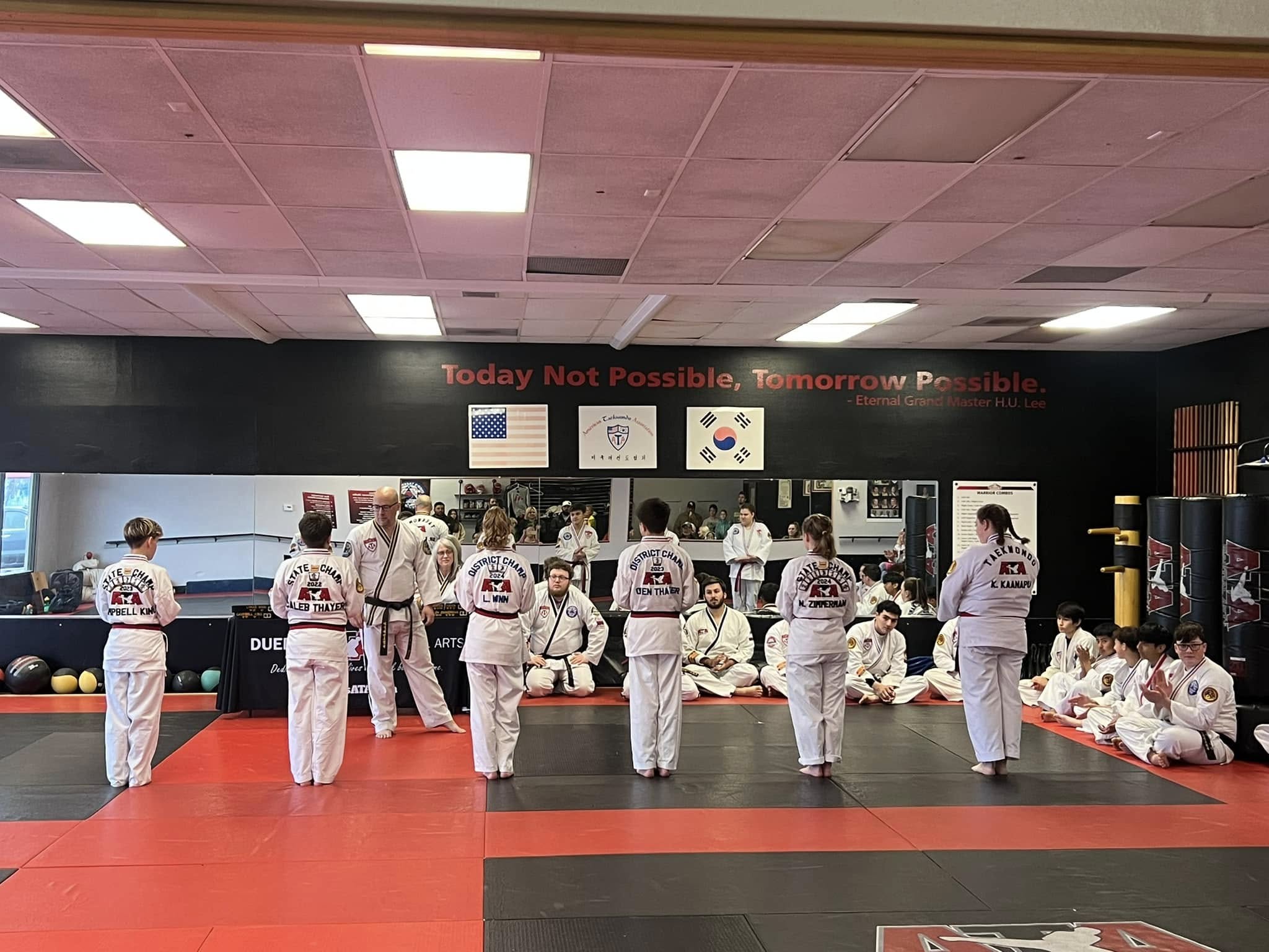 Duer's ATA Martial Arts Facebook ad: Free Kids Intro Class!
