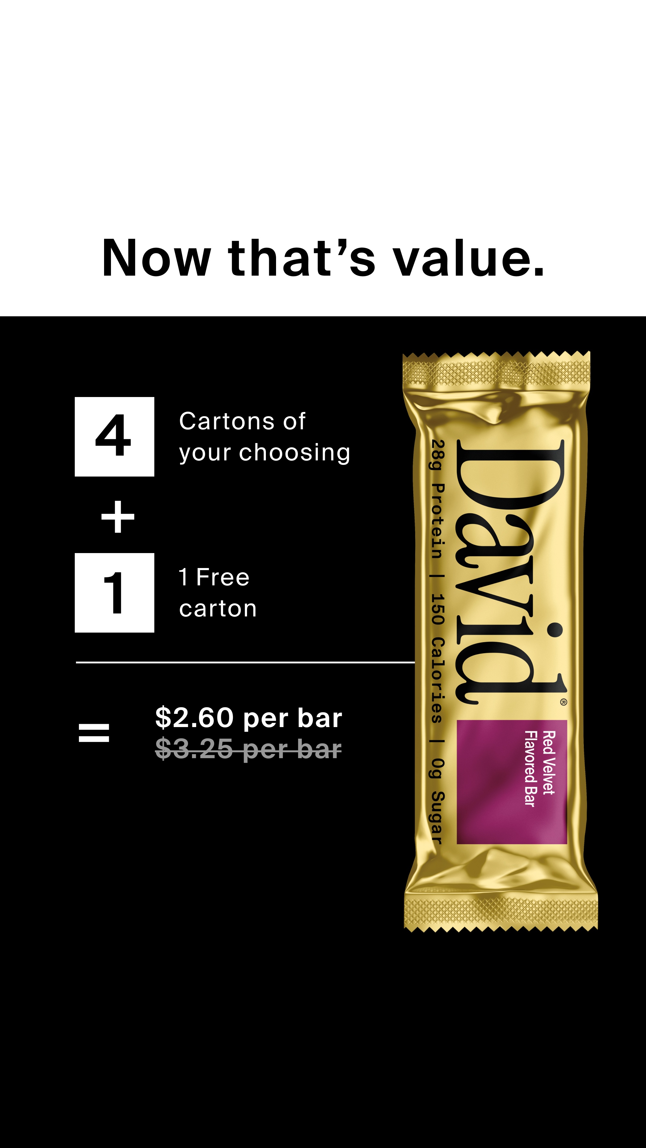 David Protein Facebook ad