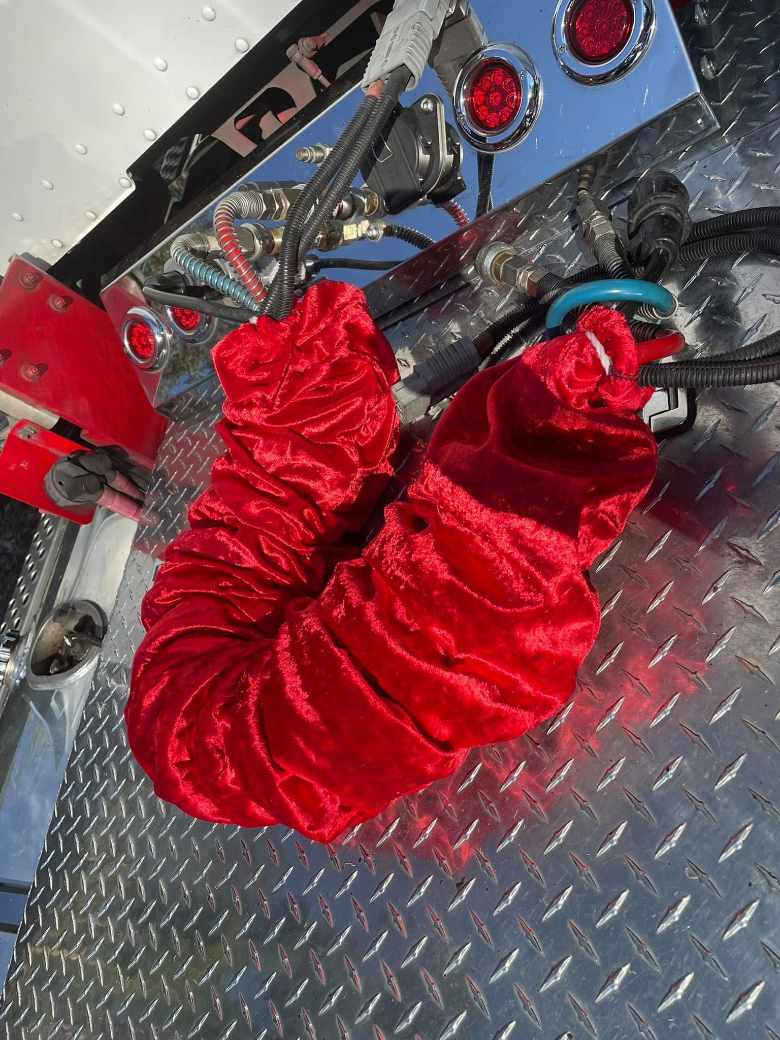 TrueBlue Truck Accessories Facebook ad: Finish off your Friday with Velvet Suzi Sock…