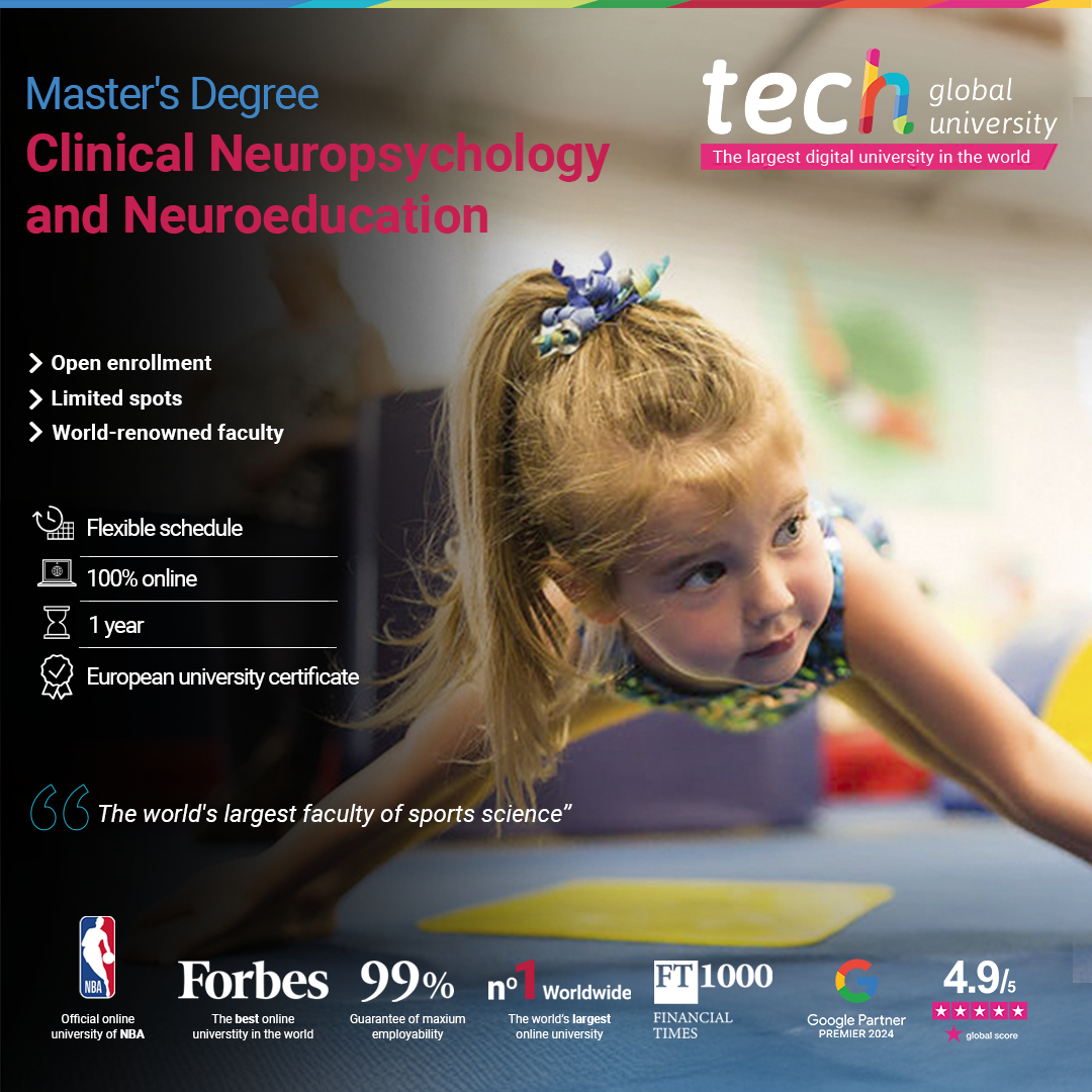 TECH school of sports science Facebook ad: Professional Master’s Degree in Clinical Neuropsychology…