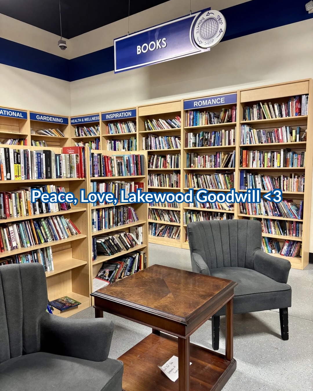Goodwill Industries of North Florida Facebook ad: Home is where the thrift scores are