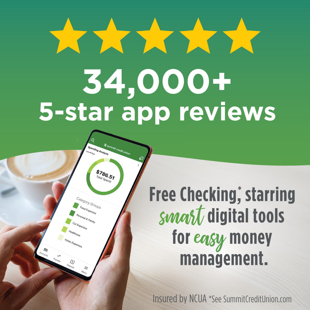 Summit Credit Union Facebook ad