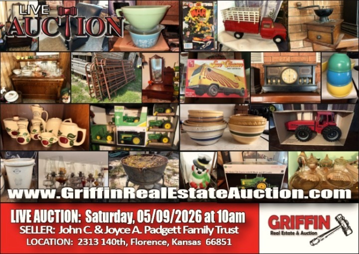 Griffin Real Estate and Auction Facebook ad: Griffin Real Estate & Auction (305 Broadway, Cottonwood…