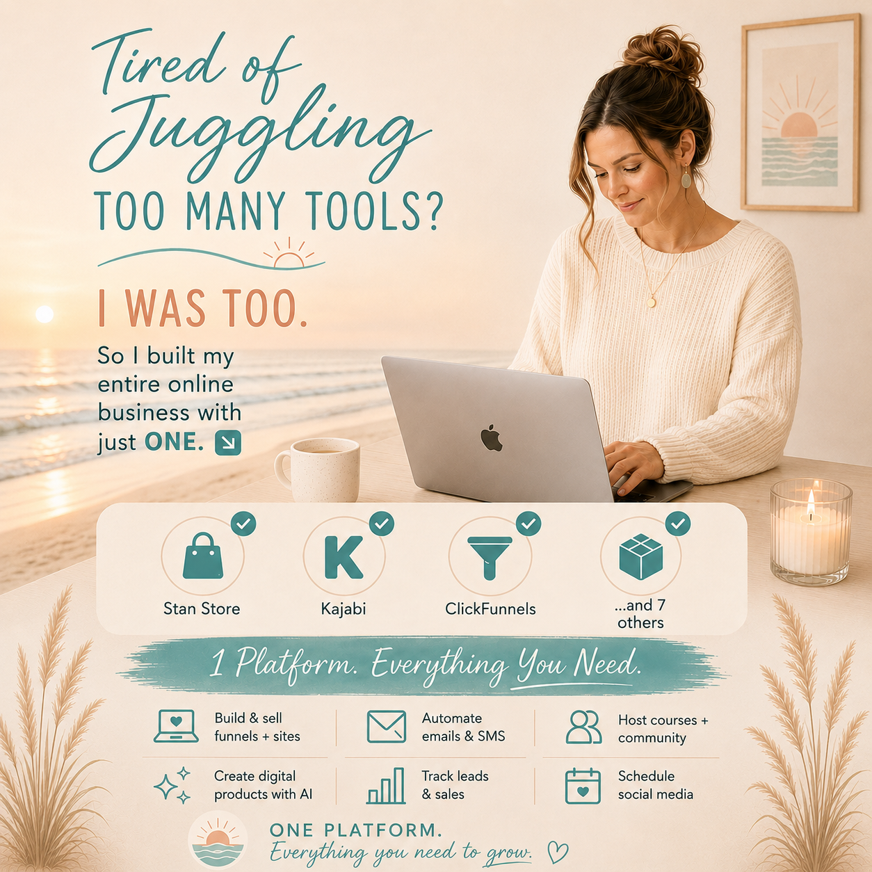 Tanya, Digital Product Strategist Facebook ad: Instant Access