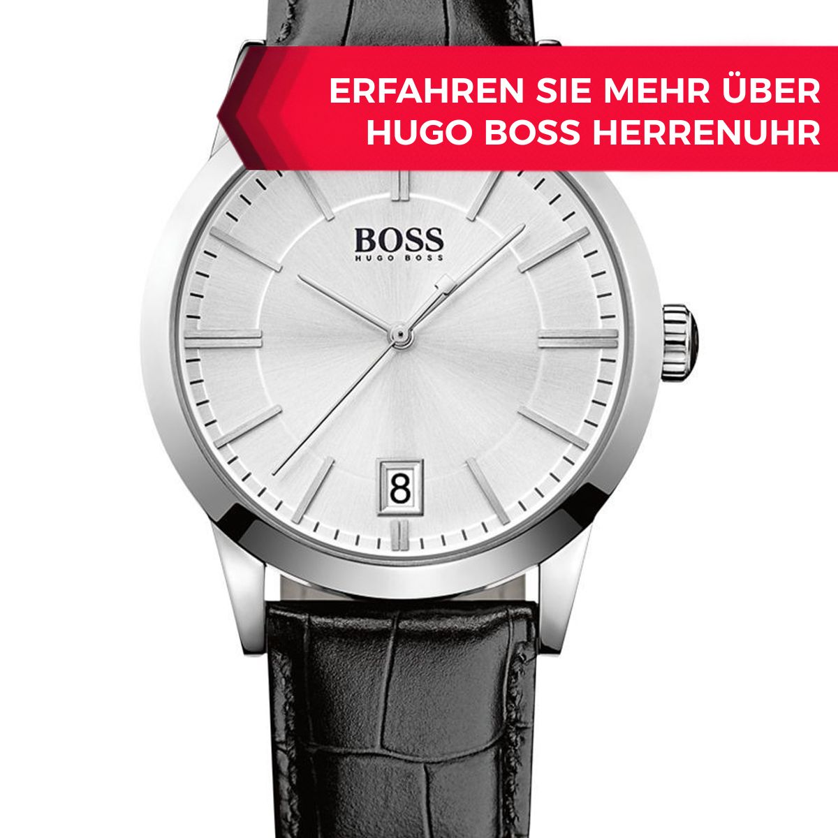 Alysa Facebook ad: Erfahre mehr über Hugo Boss Herrenuhr