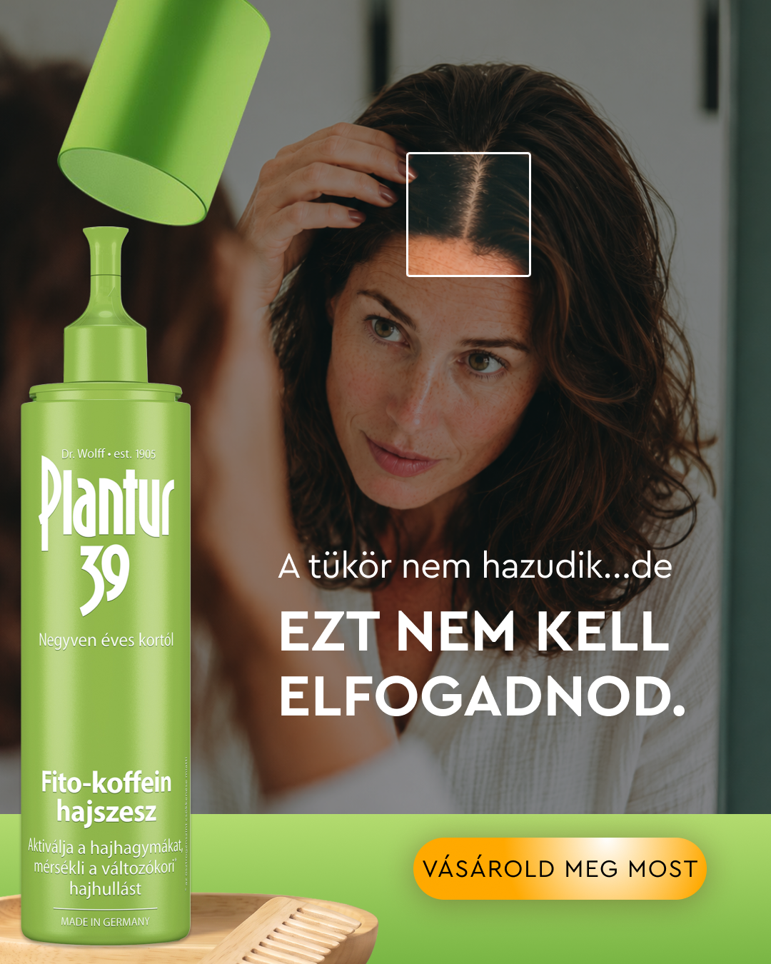 Plantur Facebook ad: A dúsabb és teltebb hajért
