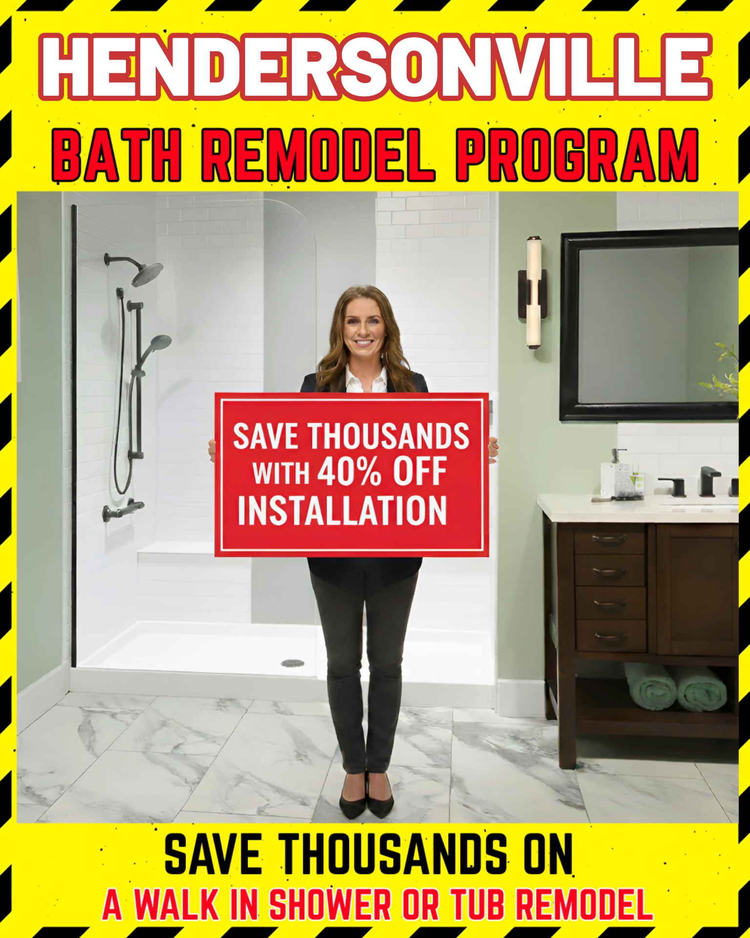 ImproveIt Bath Remodel Program Facebook ad