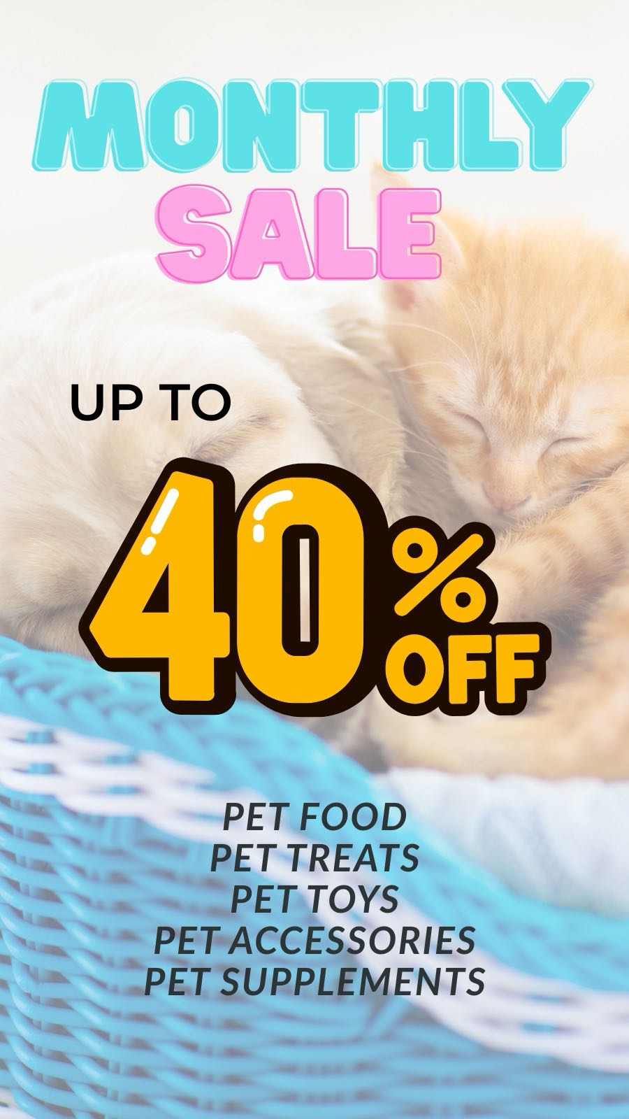 77Paws Pet Supply Facebook ad