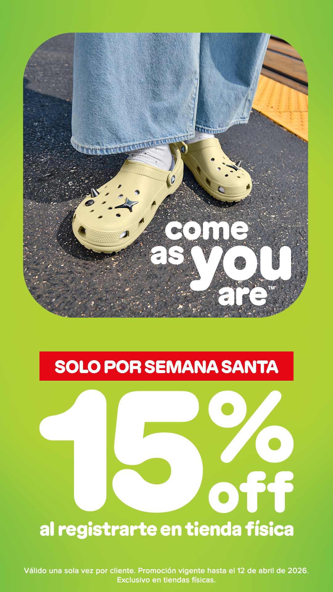 Crocs Facebook ad
