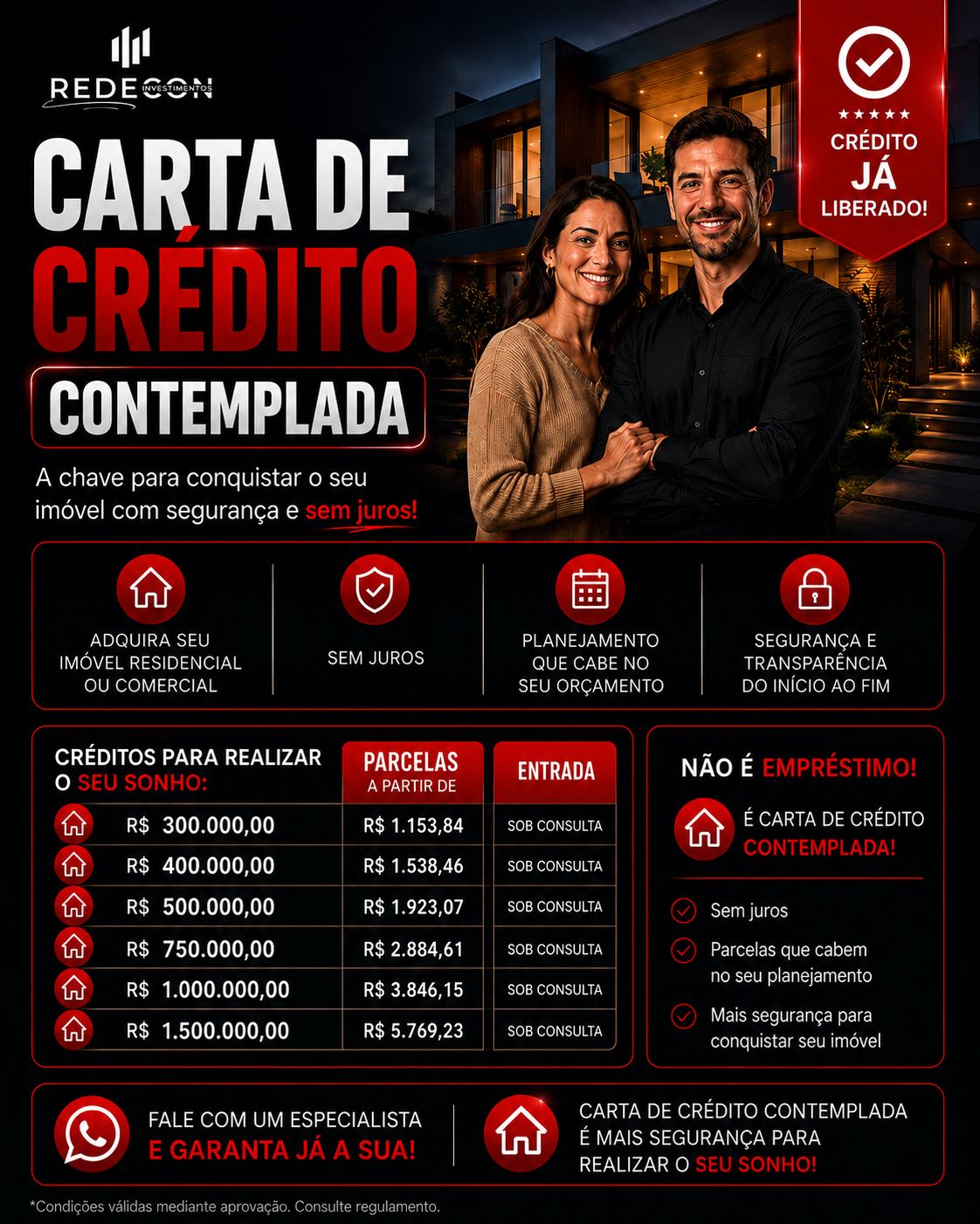 Redecon investimentos Facebook ad