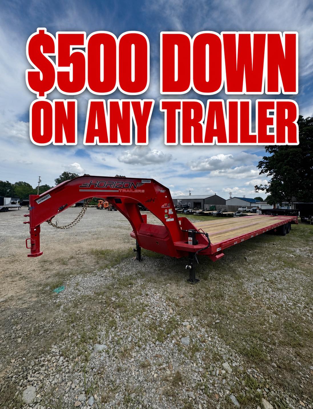 Carter Lacy - Lacy trailers Facebook ad: 2027 Horizon Gooseneck Trailer available