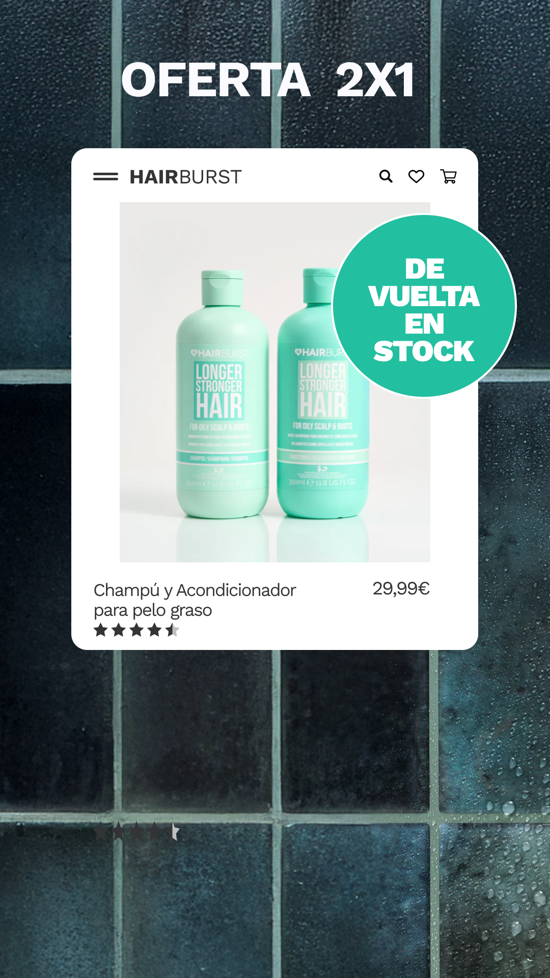 Hairburst España Facebook ad