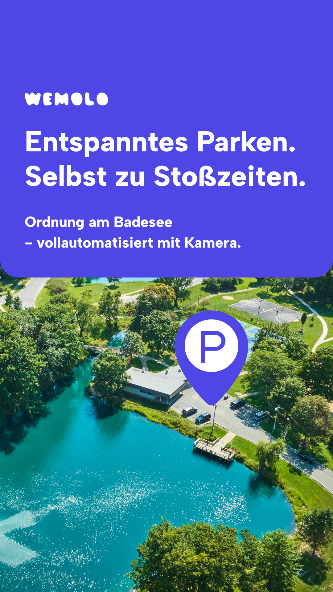 Wemolo Facebook ad: Ordnung zu Stoßzeiten