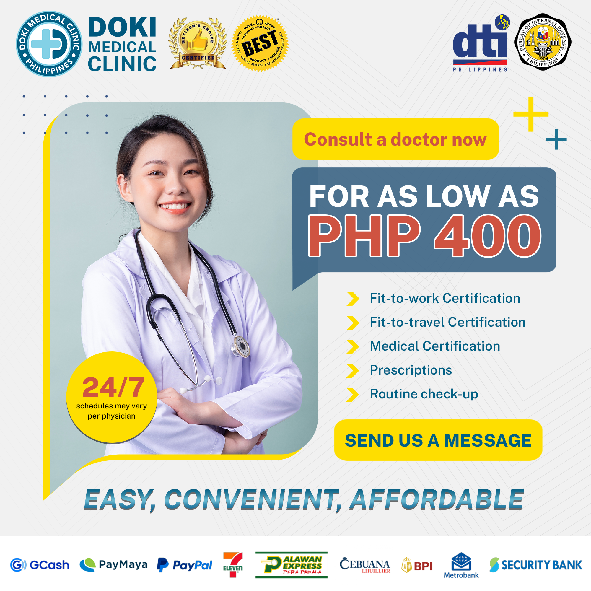 DOKi Philippines - Online Consultations Facebook ad