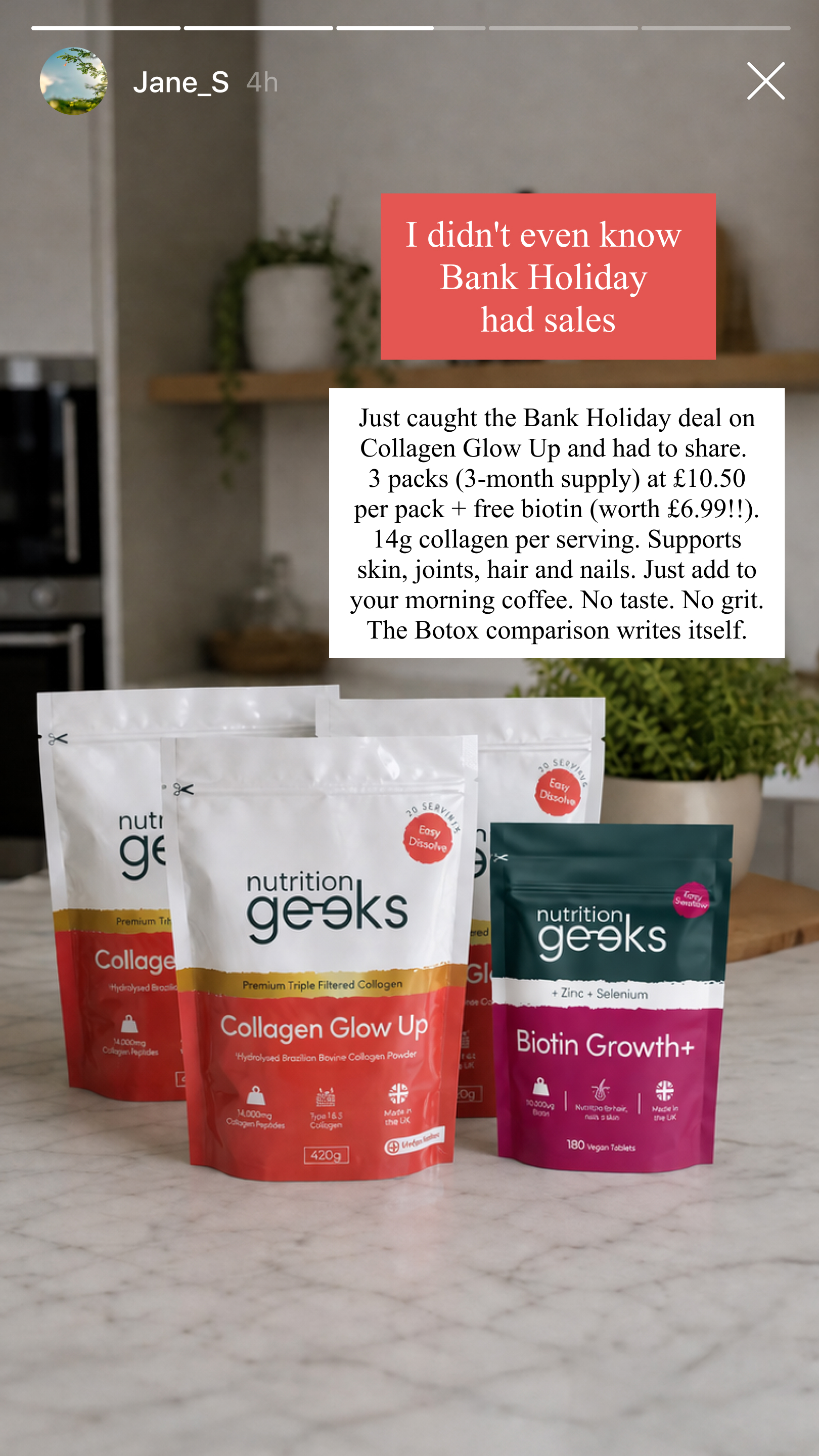 Nutrition Geeks Facebook ad