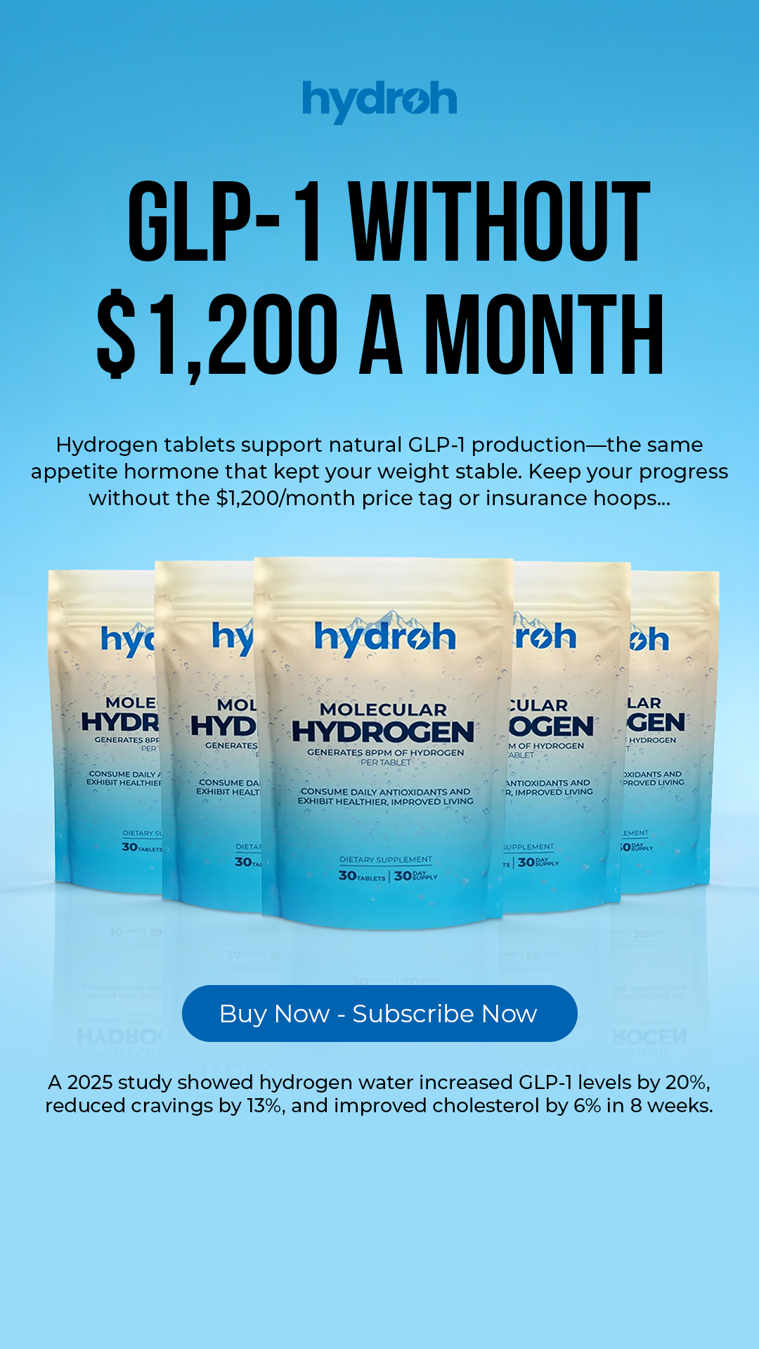 Hydroh Facebook ad