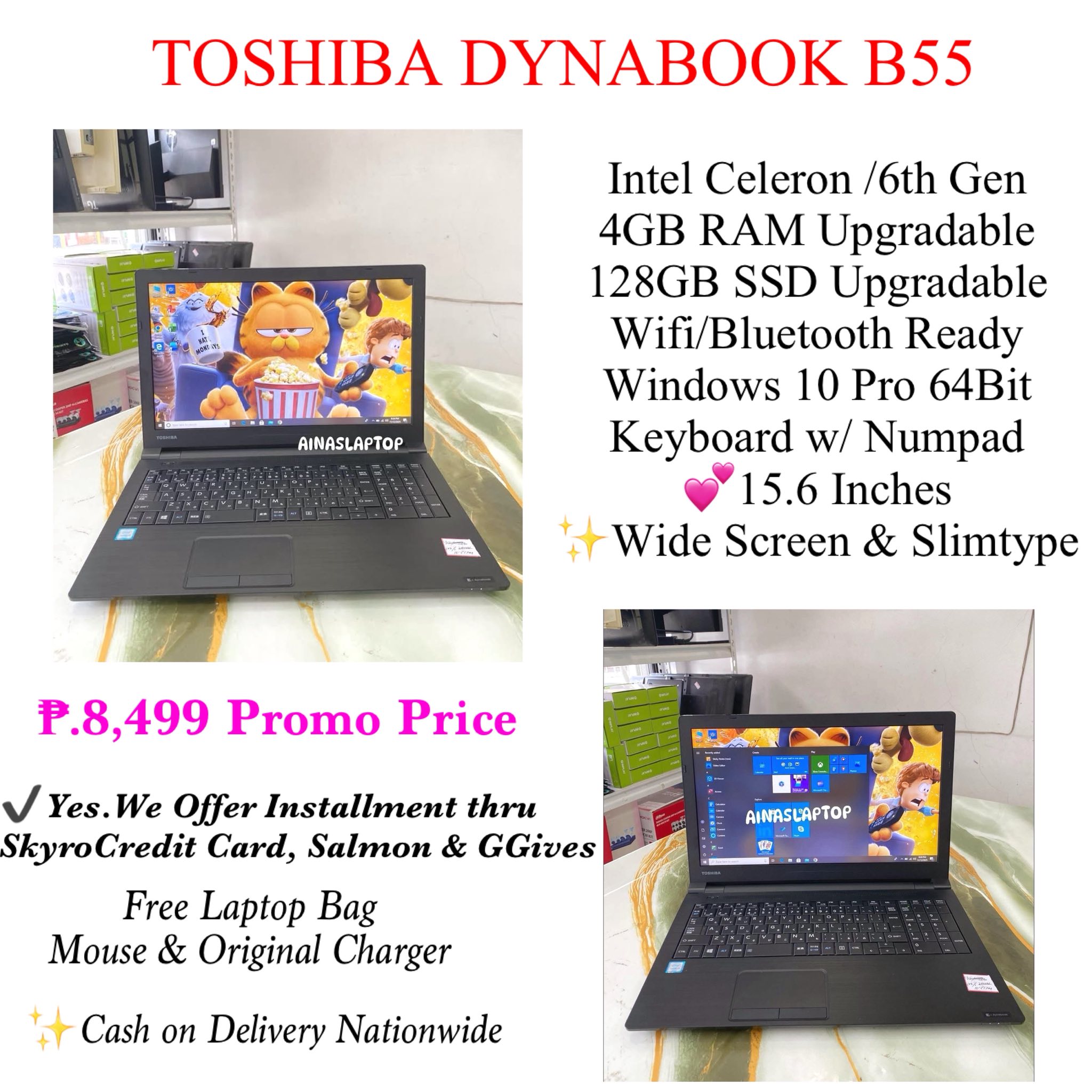Ainas' Online Laptop Shop Facebook ad: 2026 PROMO EXTEND.