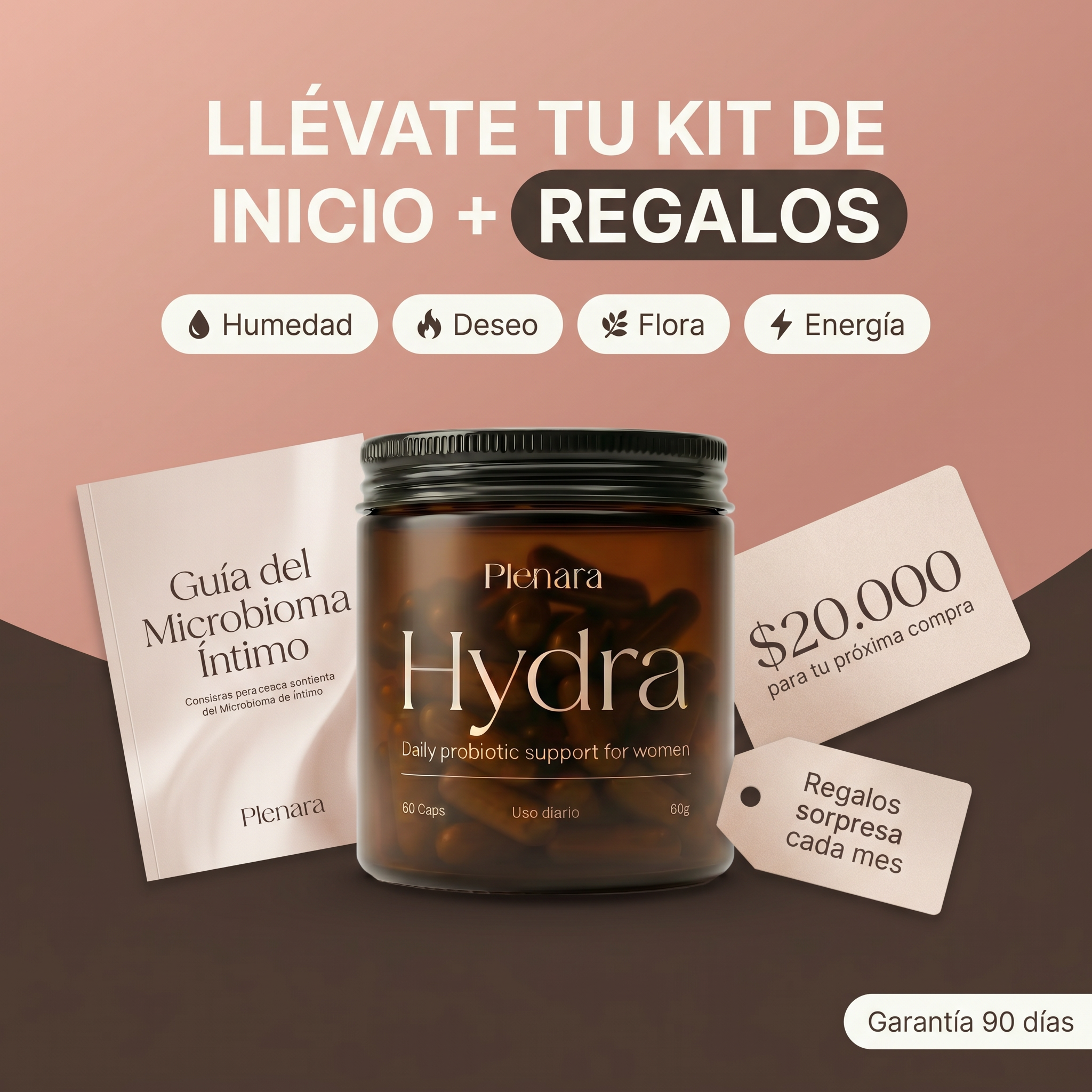 Plenara Facebook ad: Kit de bienvenida: todo lo que necesitas para empezar.