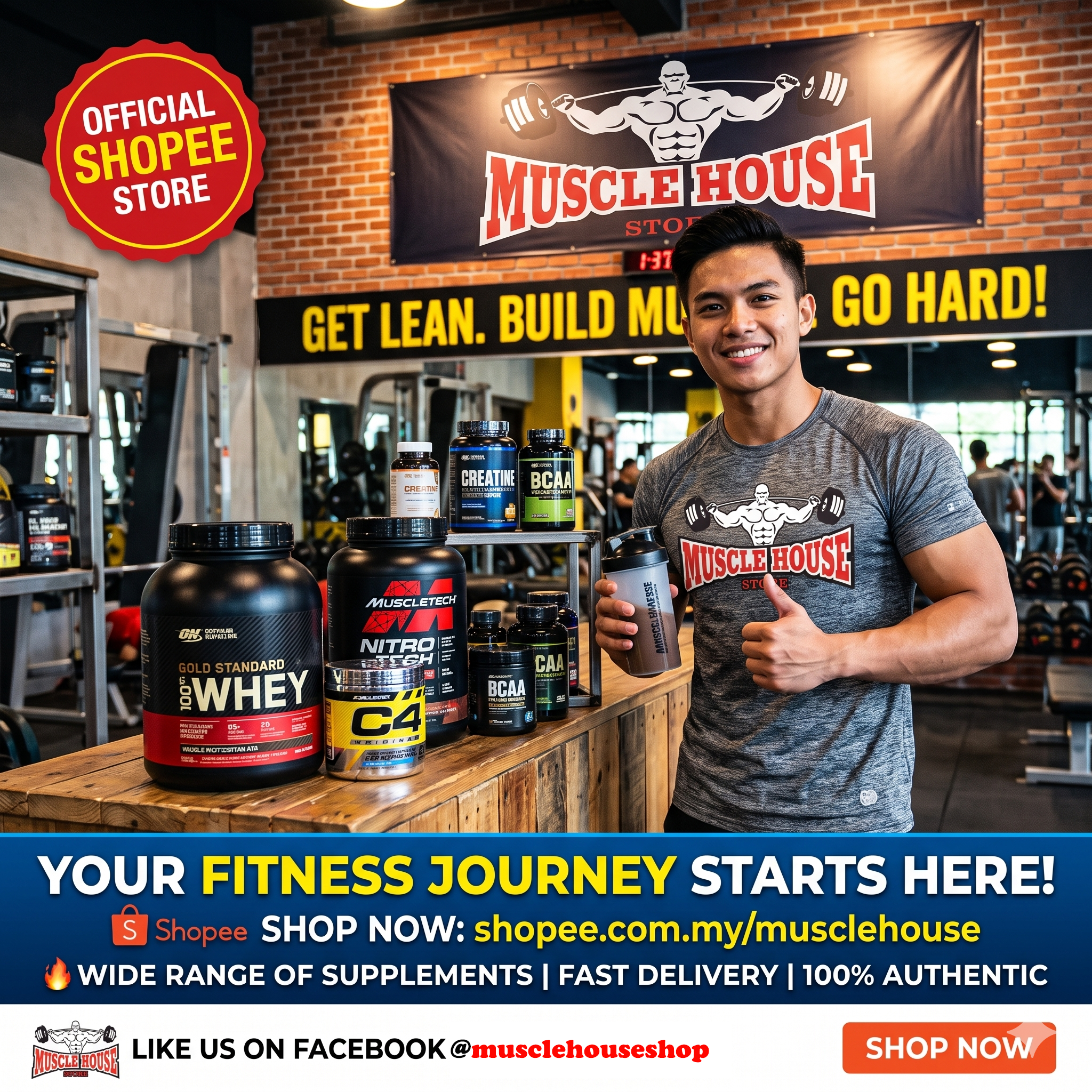 Muscle House - PMH Facebook ad