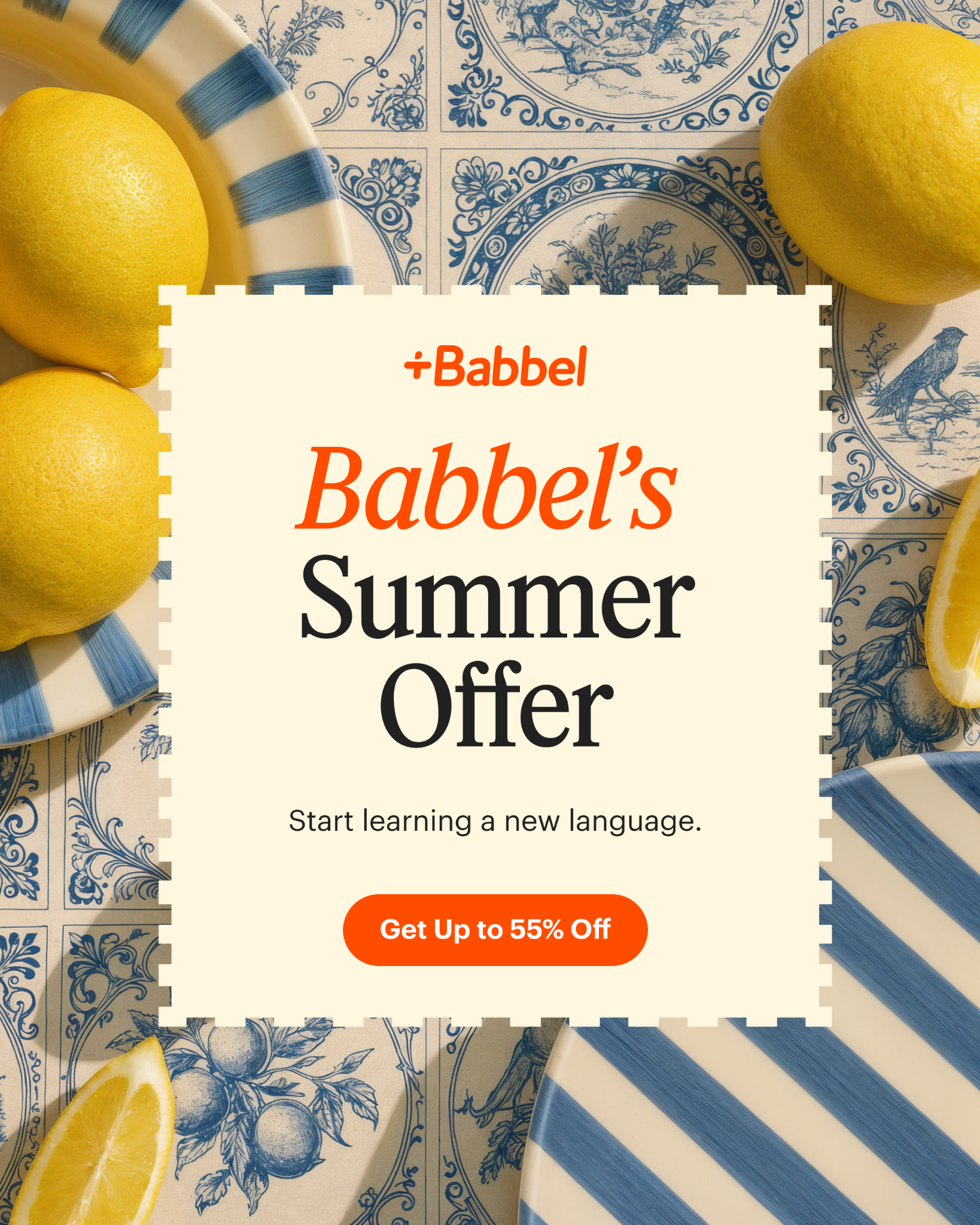 Babbel Facebook ad