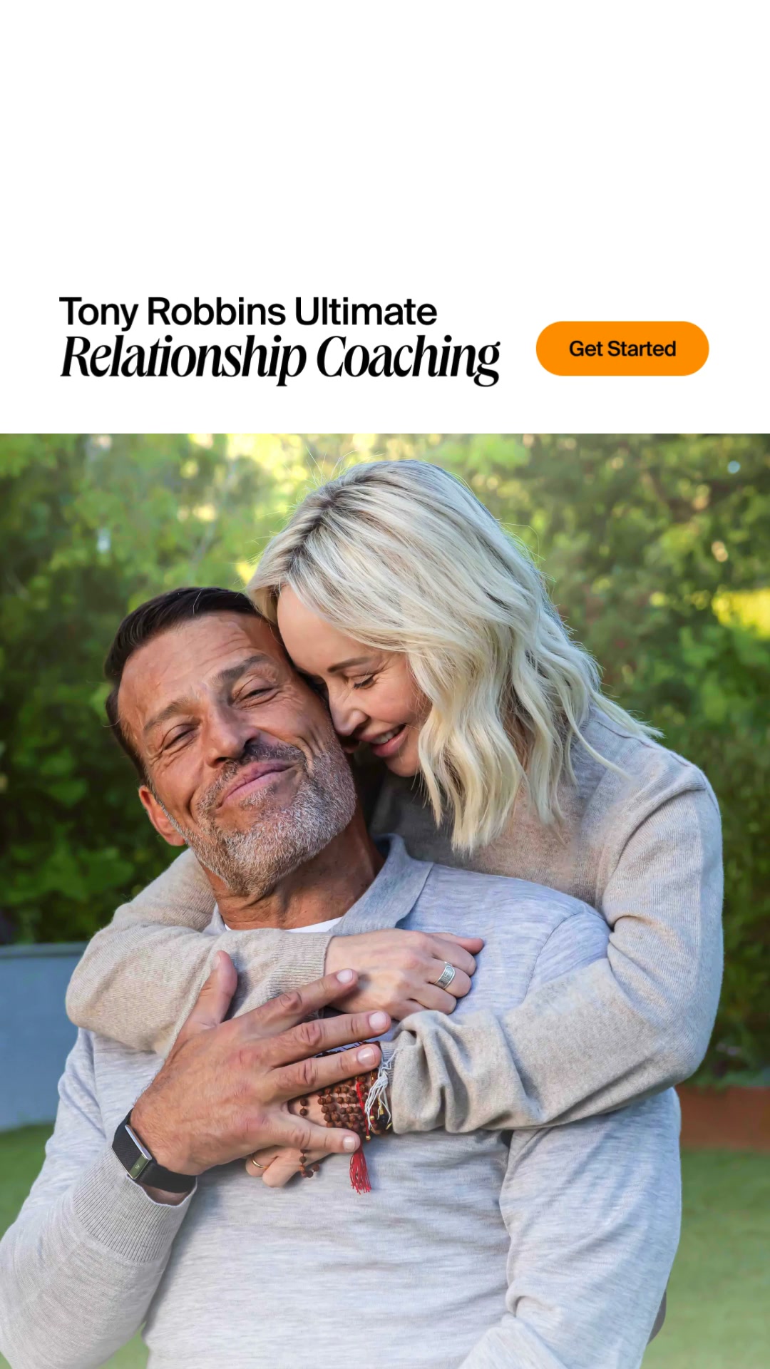 Tony Robbins Facebook ad: Feel wanted again-with the right skills