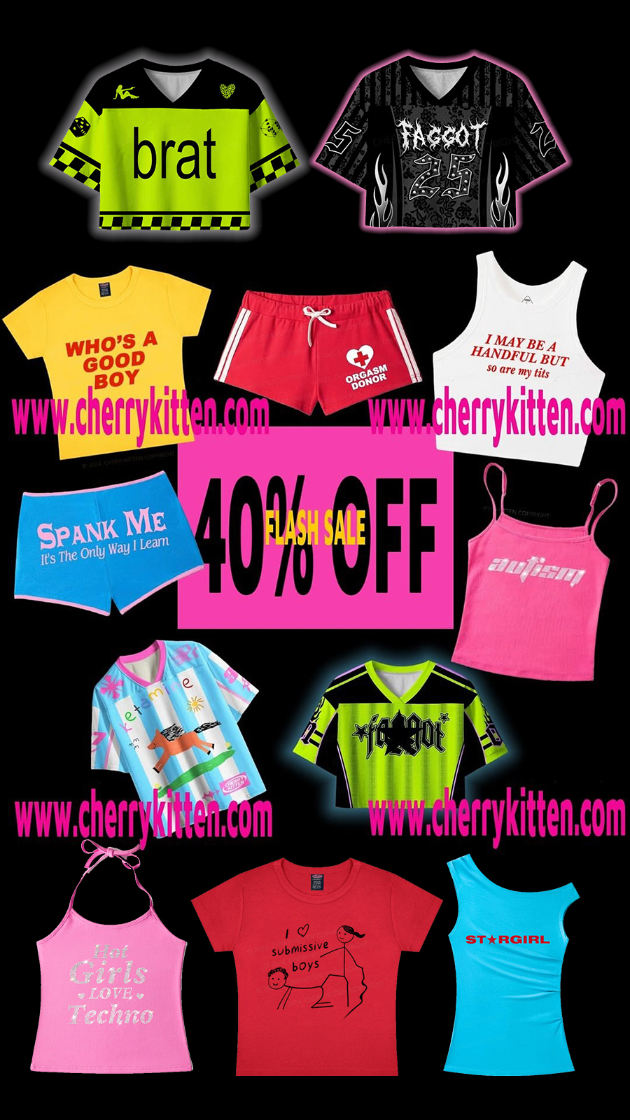 Cherry Kitten Facebook ad