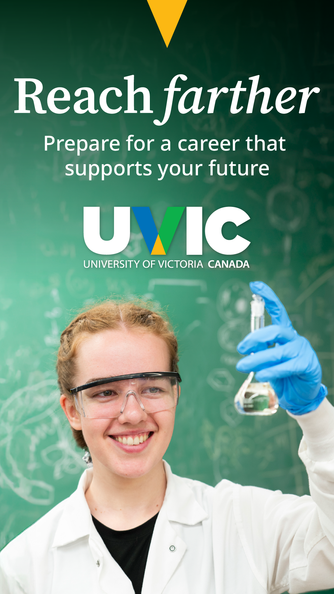 University of Victoria Facebook ad