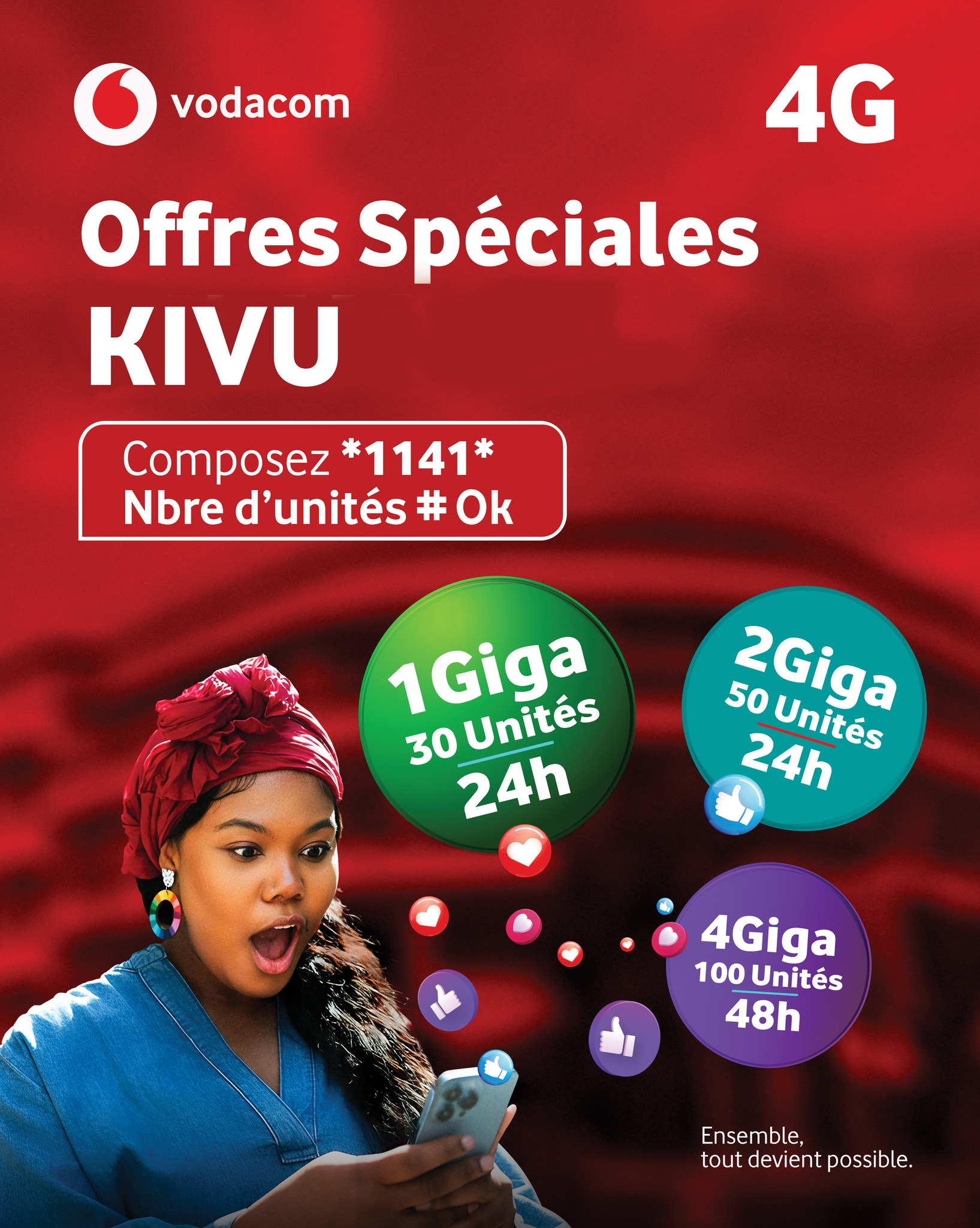Vodacom RDC Facebook ad
