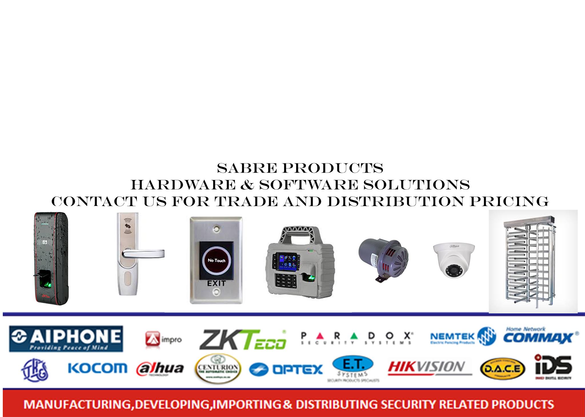 Sabre Products Facebook ad: Complete Security Products: Importers • Manufacturers •…