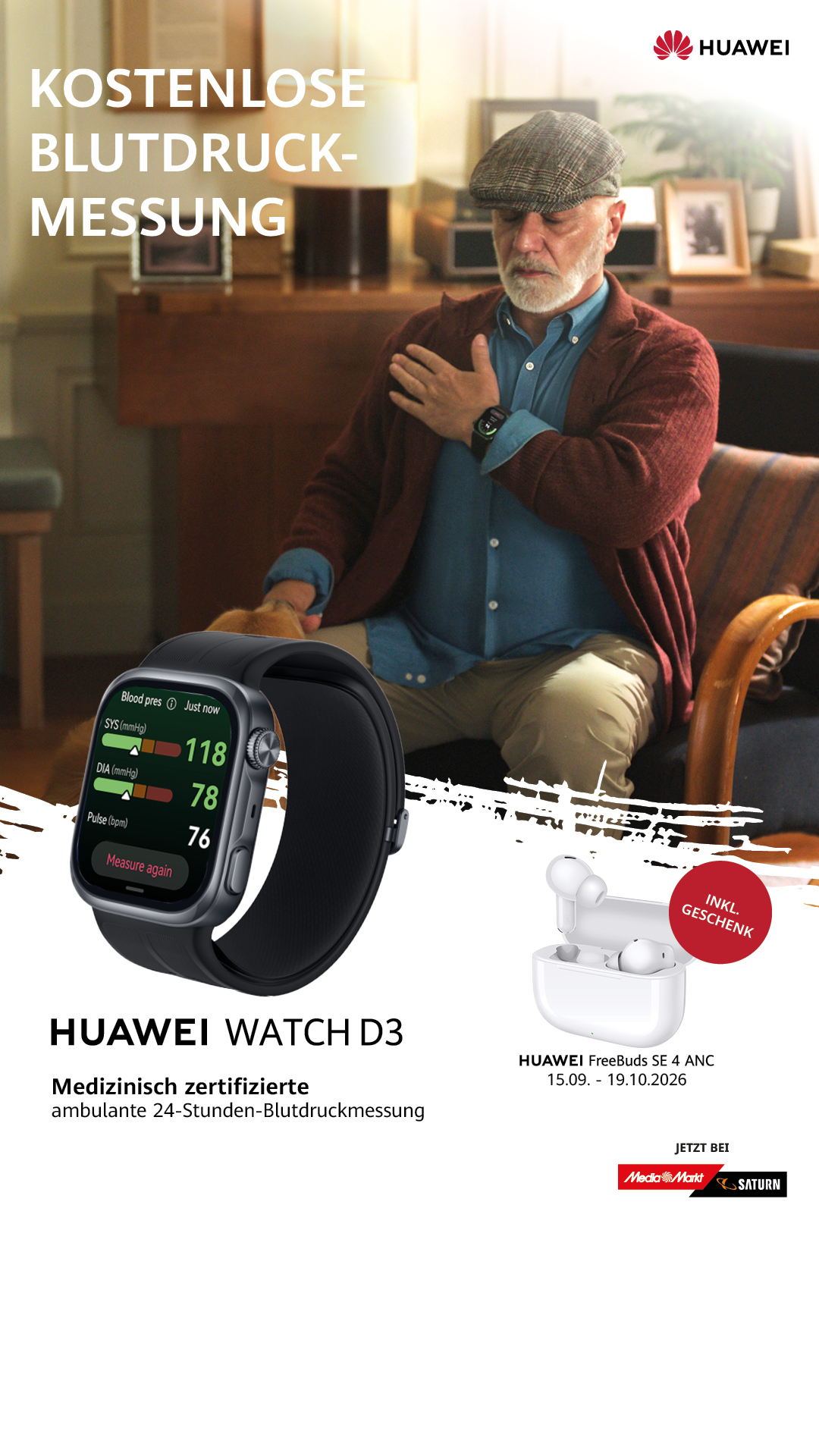 Huawei Mobile Facebook ad: HUAWEI WATCH D3