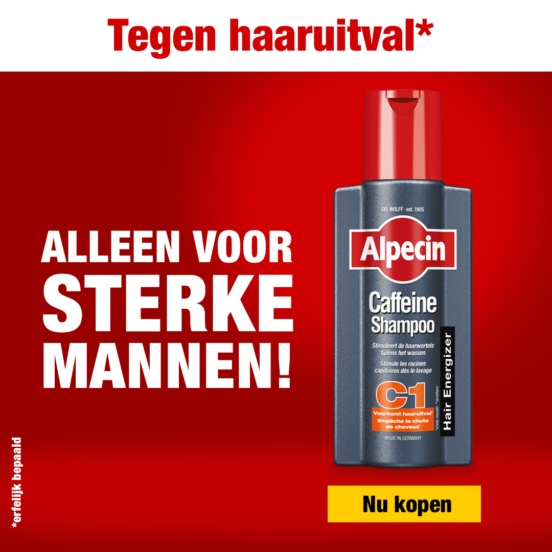 Alpecin Facebook ad: Alpecin Cafeïne-Shampoo C1