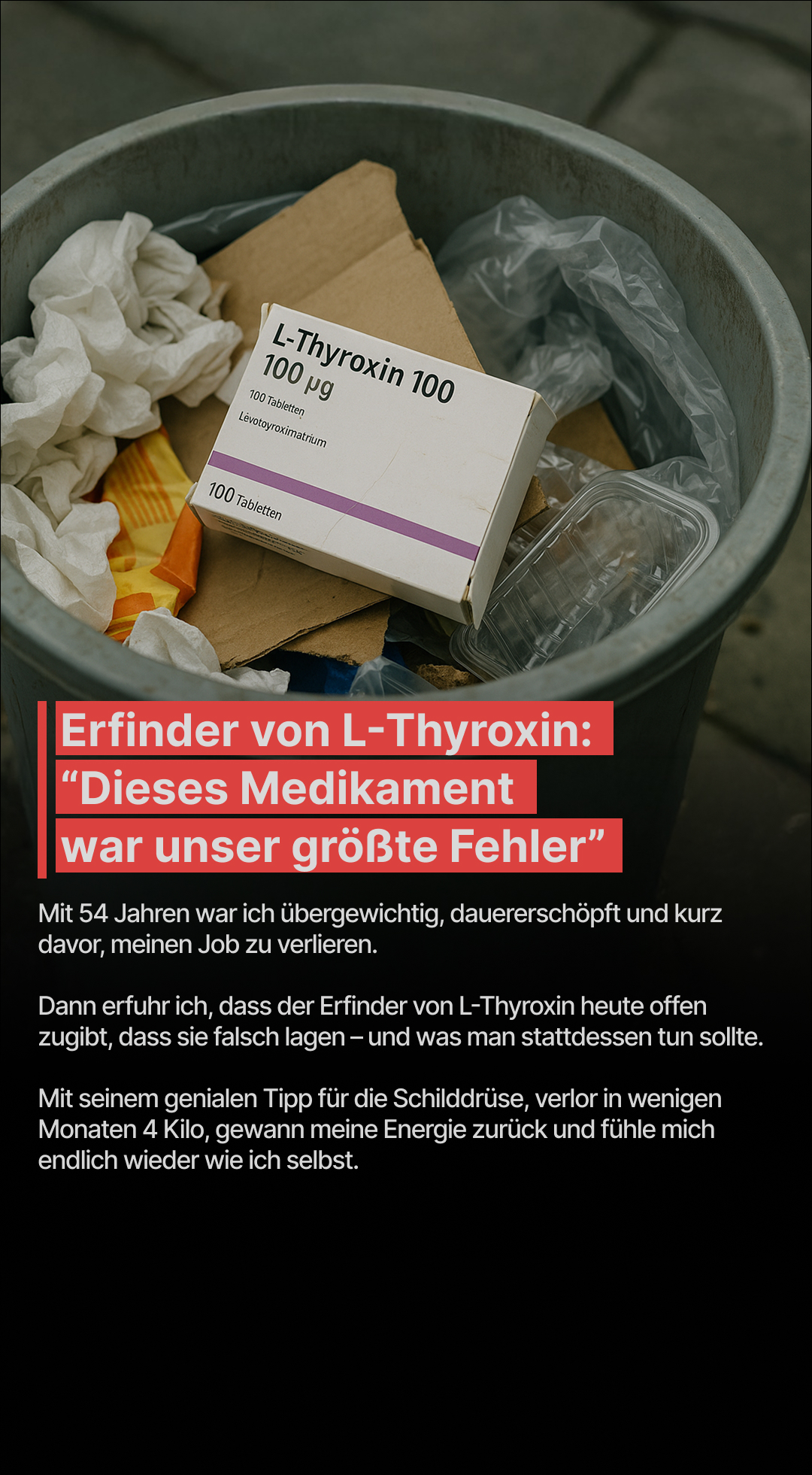 Mission Schilddrüse Facebook ad