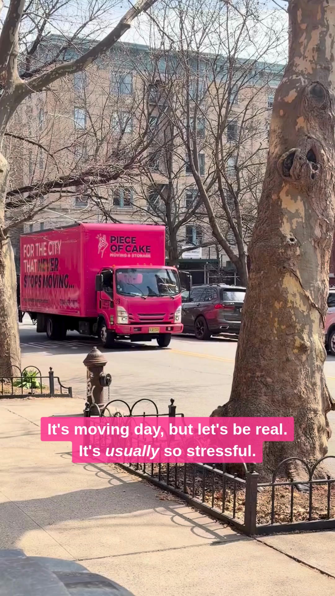 Piece of Cake Moving & Storage Facebook ad: Your Full Service Moving Team