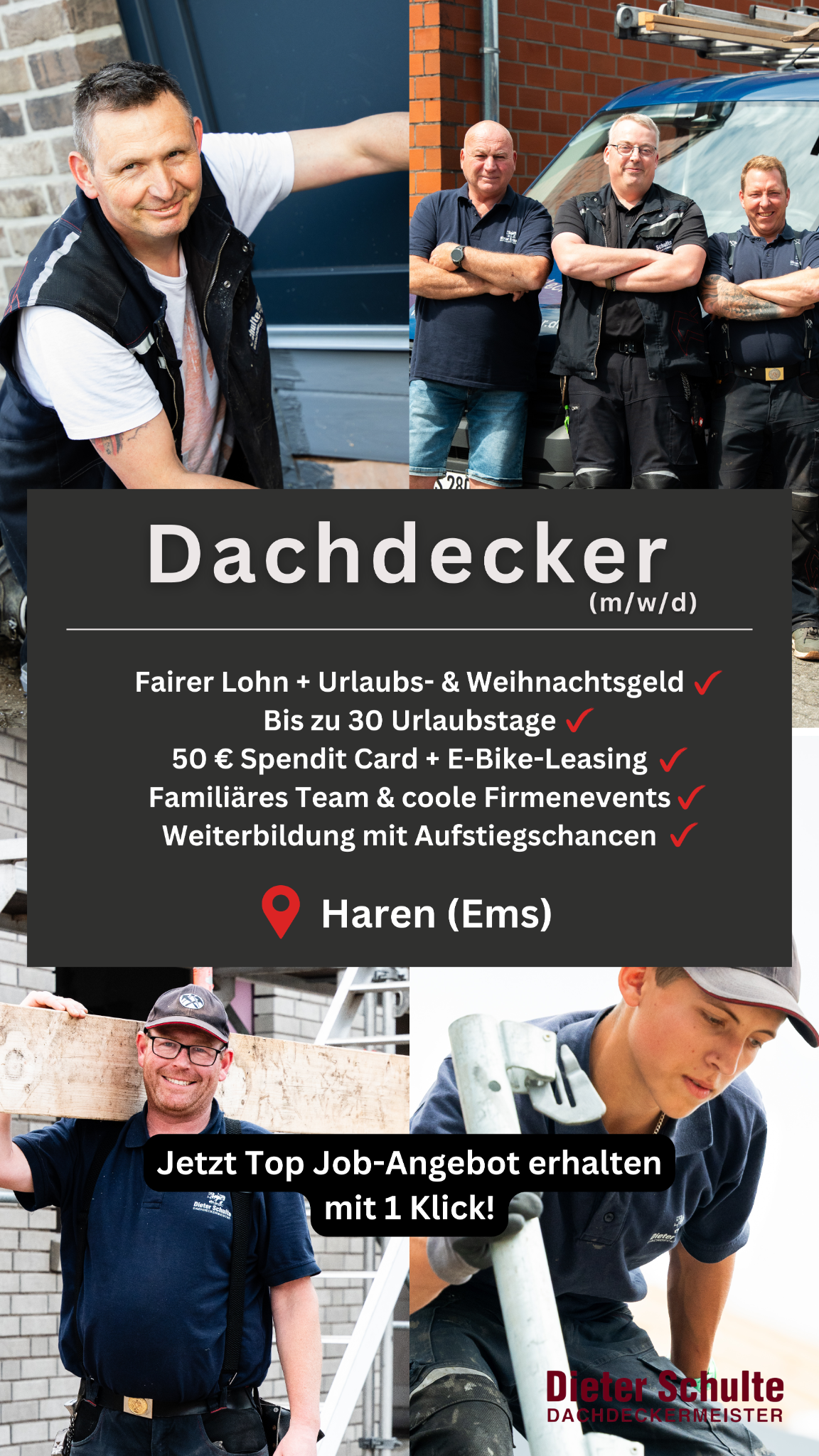 Schulte Dachdecker - Jobs Facebook ad from Jun 23, 2026