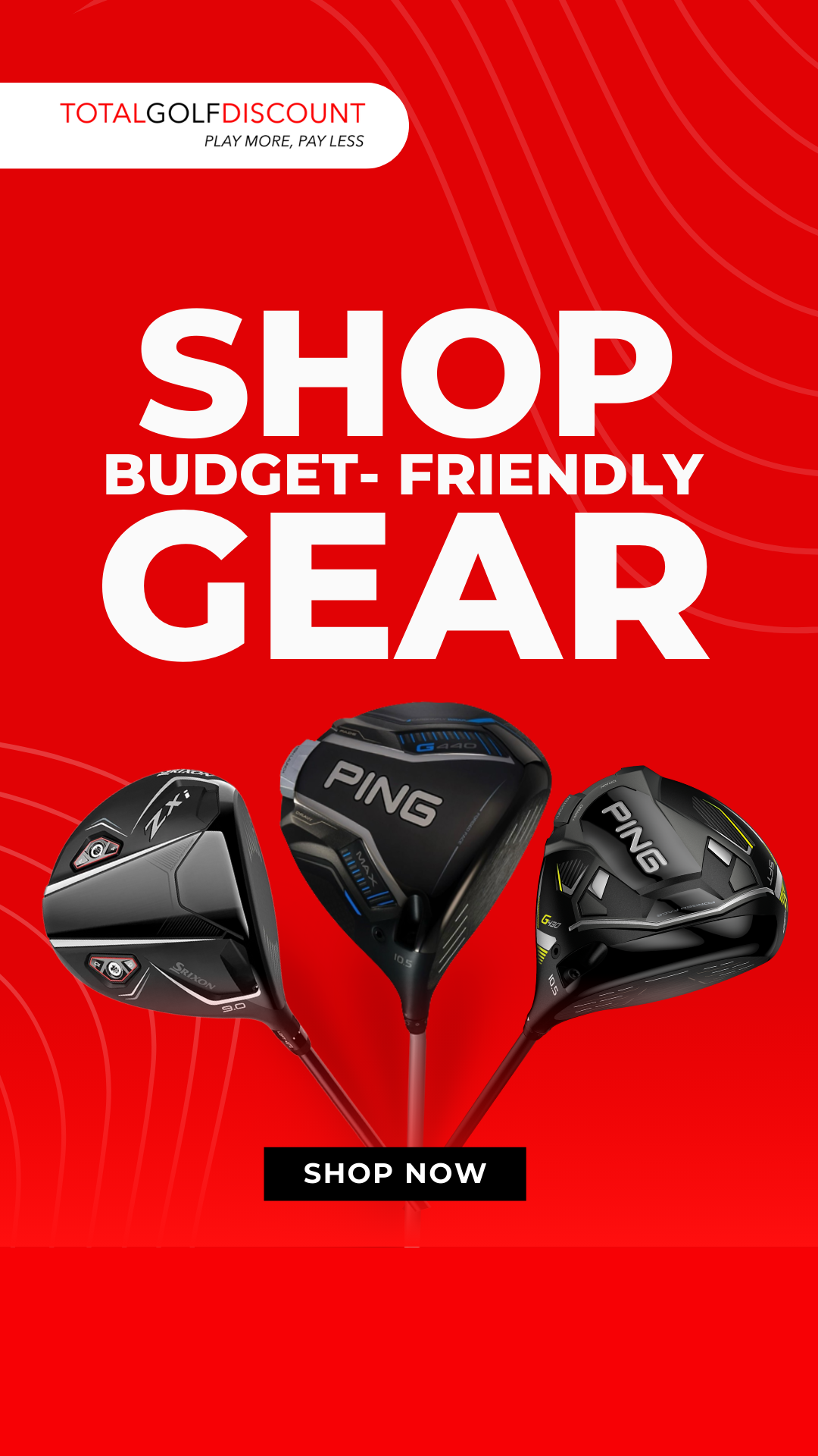 Total Golf Discount Facebook ad