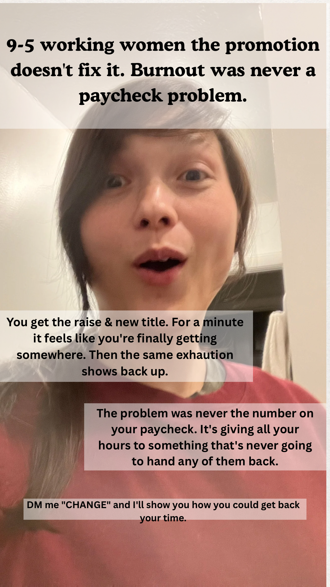 Gina Nguyen1 Facebook ad: If you're a 9-5 working woman who's good…