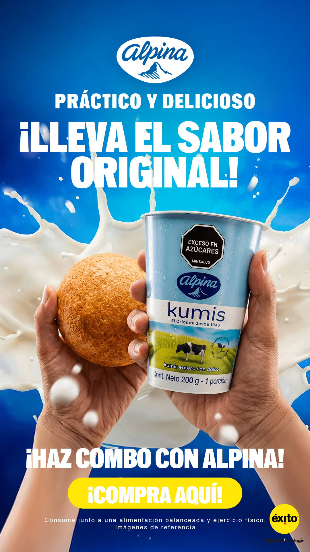 Éxito Facebook ad