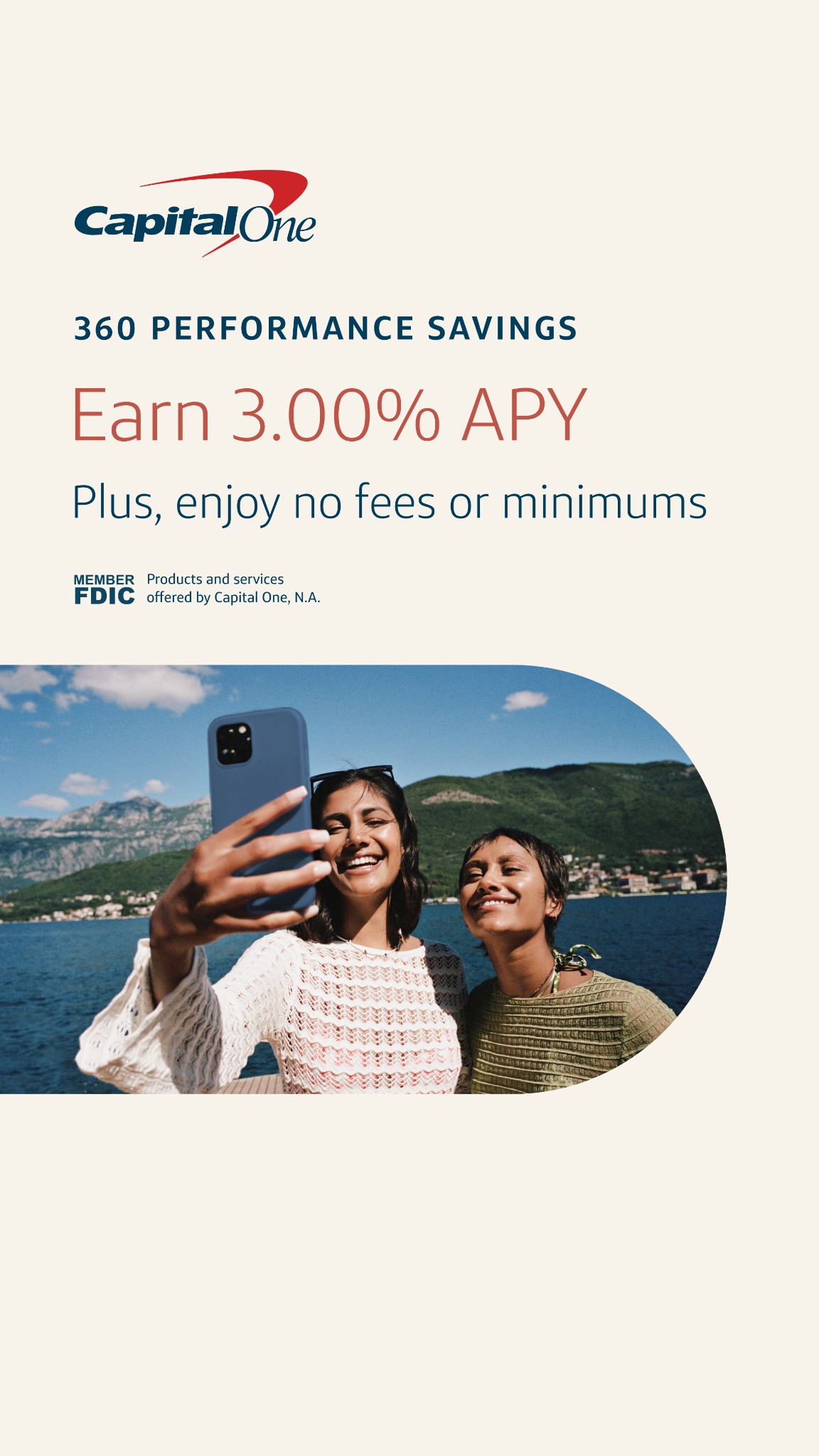 Capital One Facebook ad