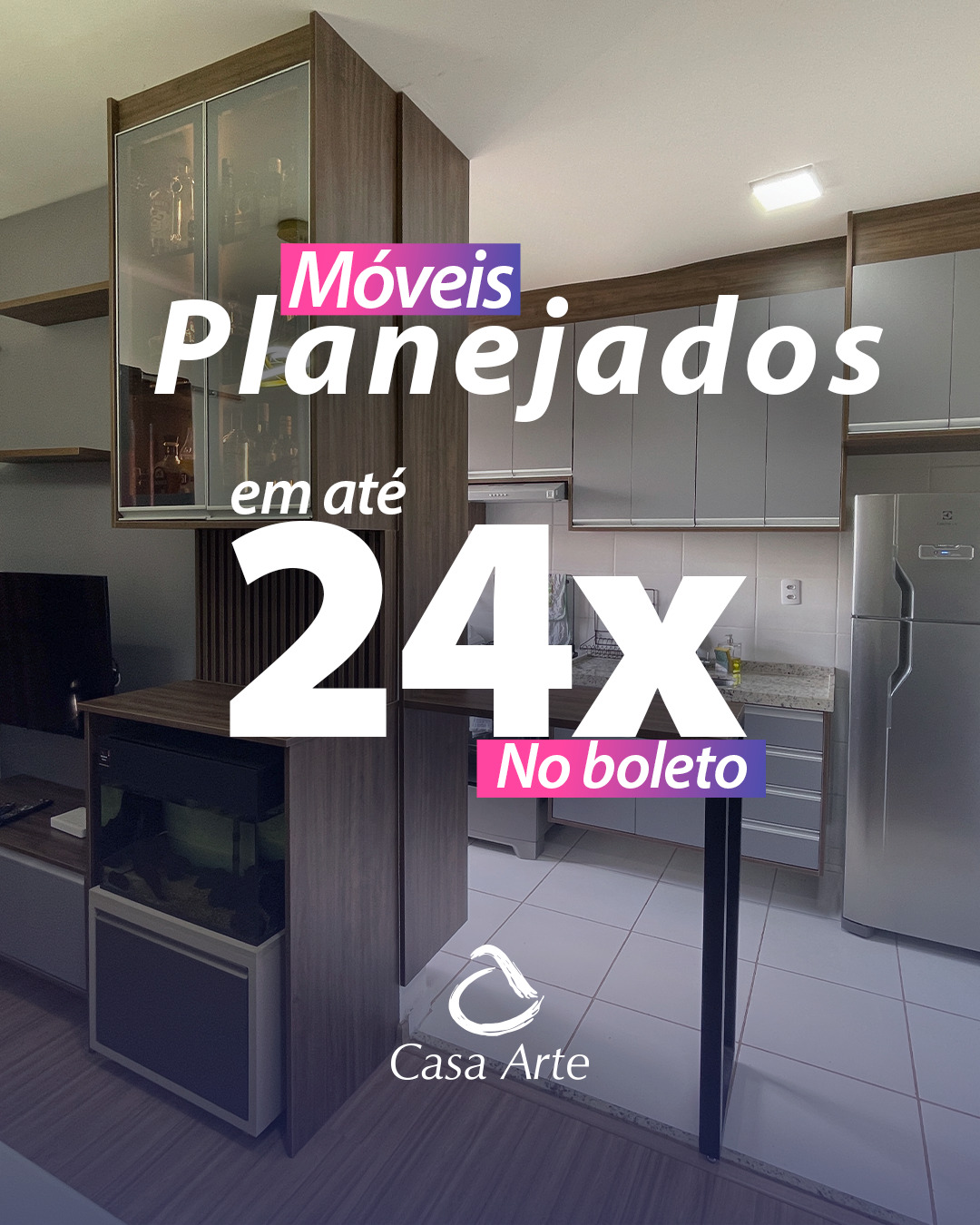 Casa Arte Móveis Planejados Facebook ad: Planejar agora ficou muito mais fácil