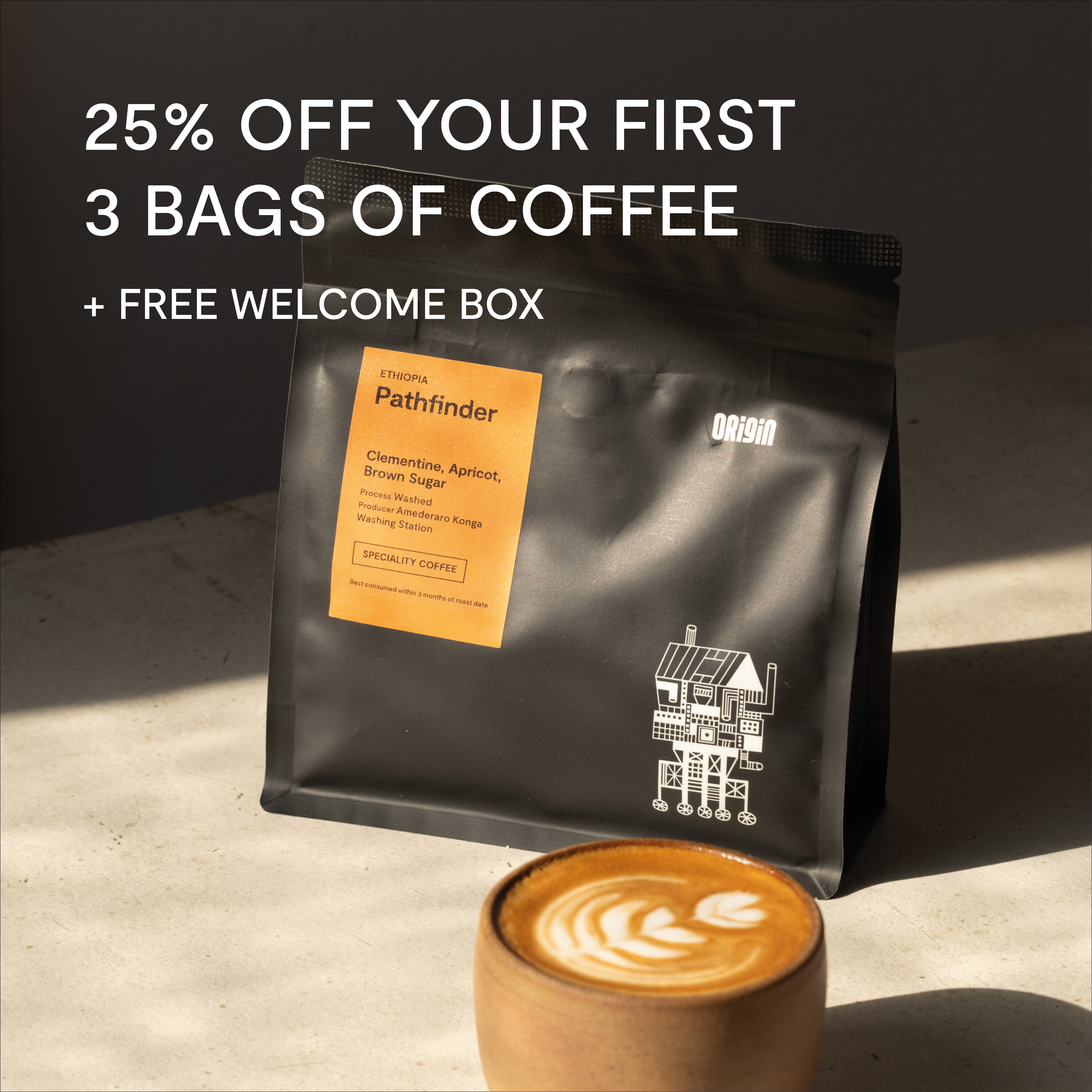 Origin Coffee Roasters Facebook ad