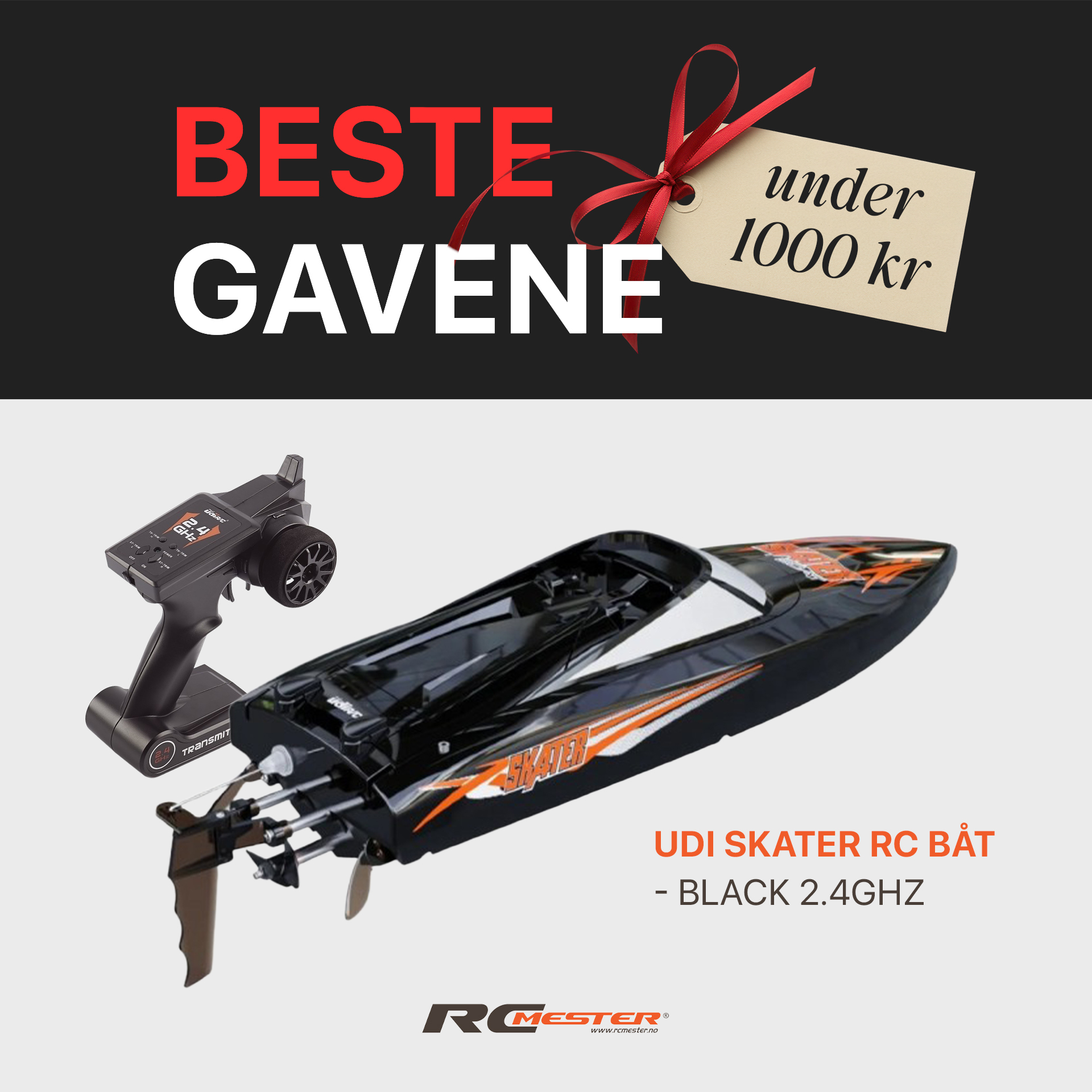 RC Mester Facebook ad: Gaver i toppklassen under 1000 kr